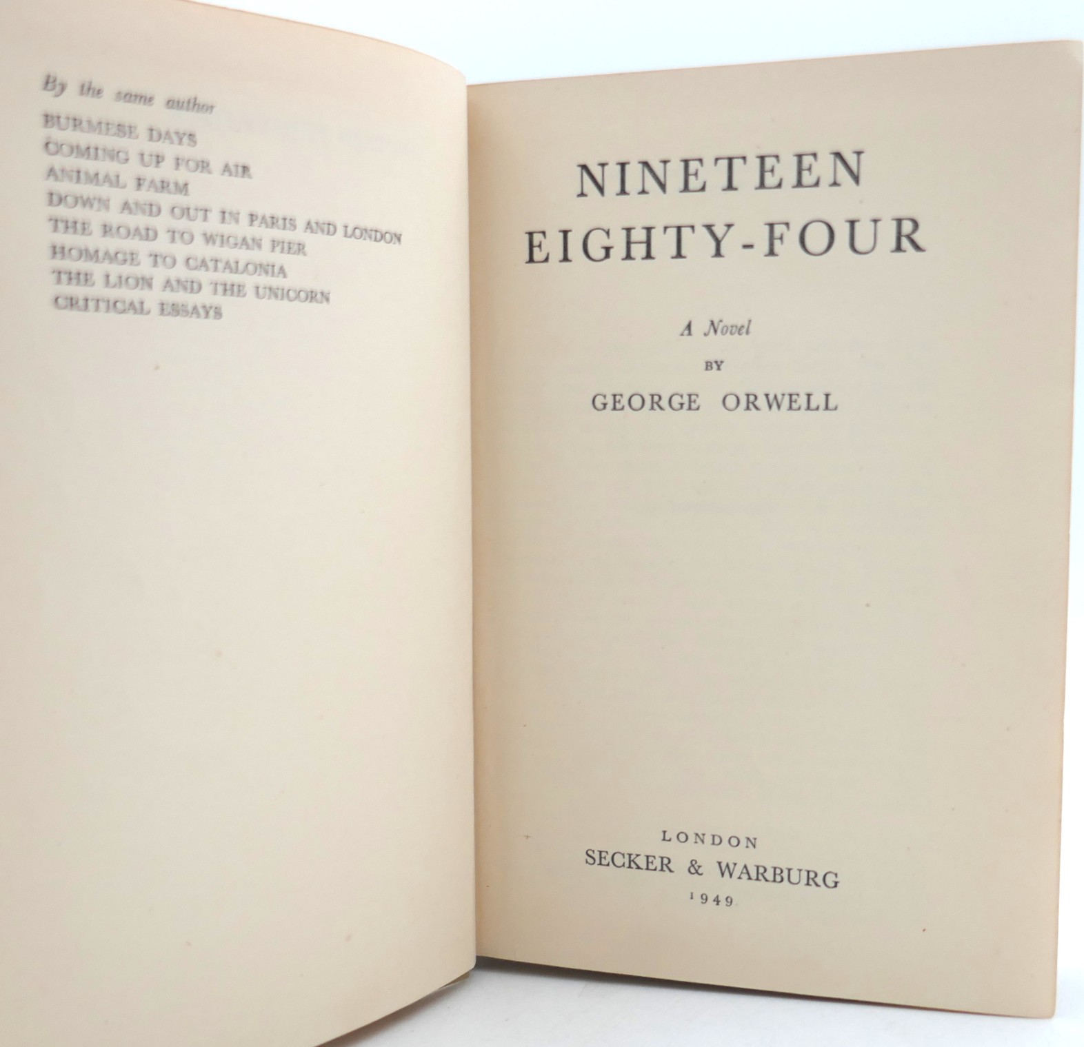 Nineteen Eighty-Four. First Edition (1949) - Image 4