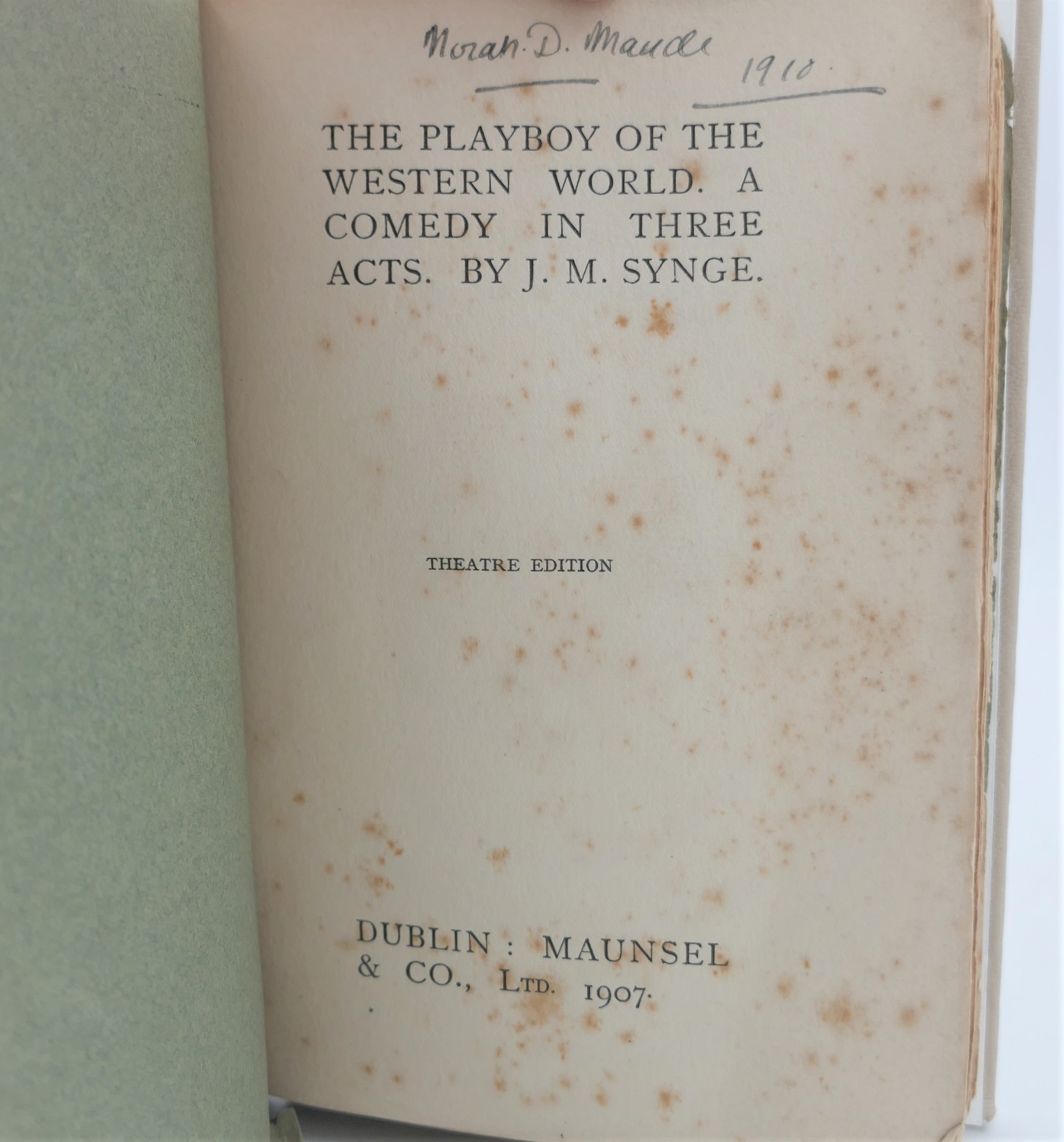 The Playboy of the Western World. First Edition (1907) - Image 4