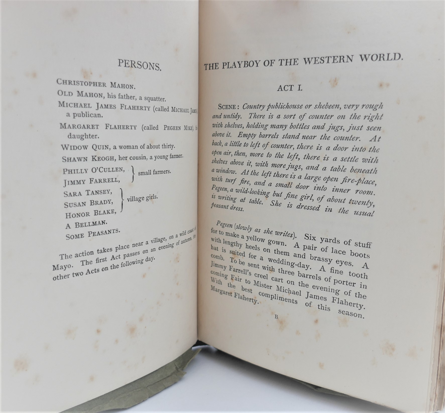 The Playboy of the Western World. First Edition (1907) - Image 5