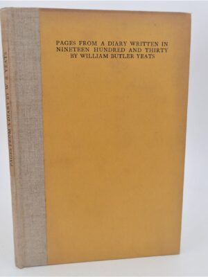 Pages from a Diary Written in 1930. Cuala Press (1944)