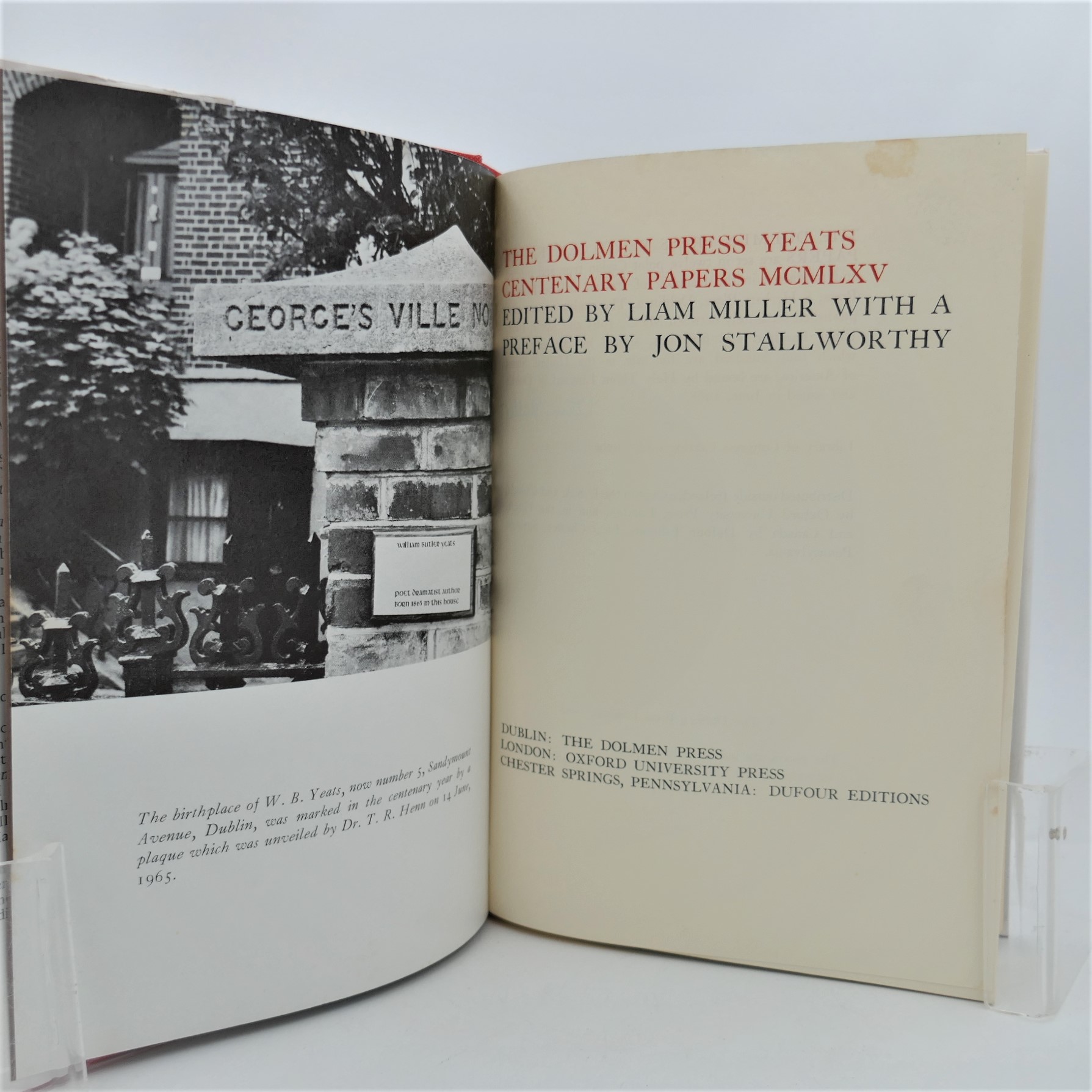 The Dolmen Press Yeats Centenary Papers (1968) - Image 3