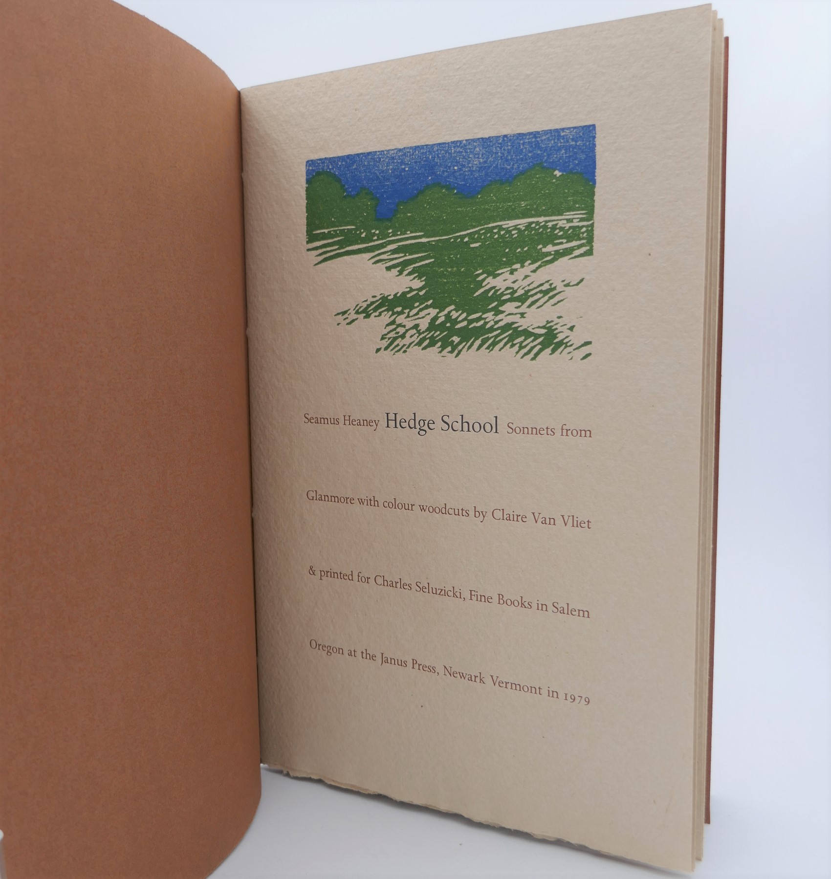 Hedge School. Sonnets from Glanmore. Limited Edition (1979) - Image 2