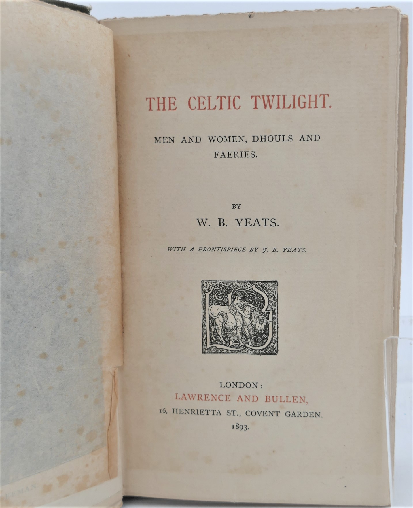 The Celtic Twilight. Men and Women, Dhoules and Faeries (1893) - Image 3