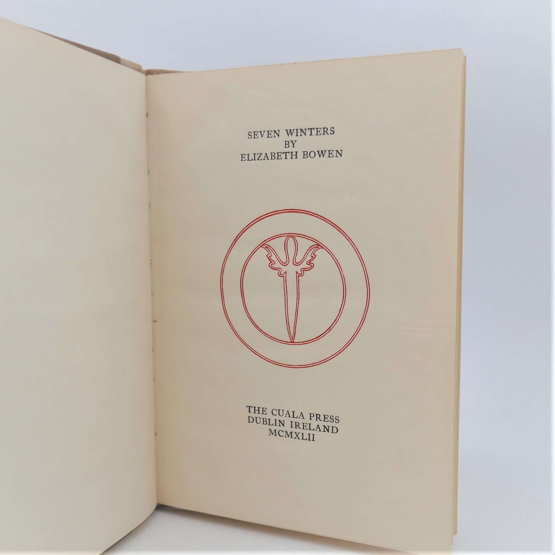 Seven Winters. Cuala Press (1942) - Image 2