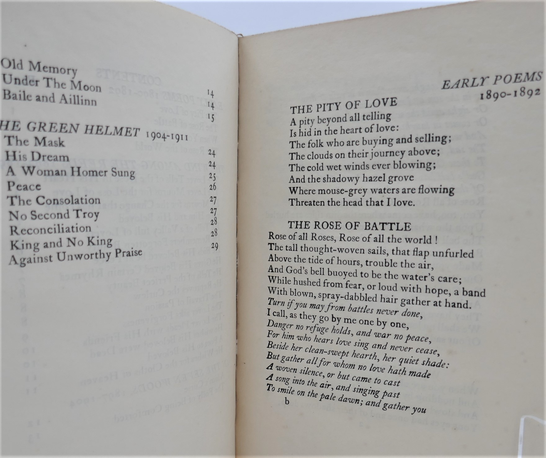 A Selection of the Love Poetry of William Butler Yeats. Cuala Press (1913) - Image 4