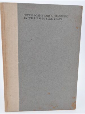 Seven Poems and a Fragment. Cuala Press (1922)