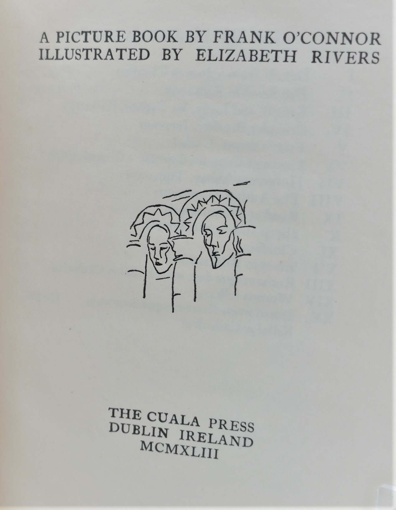 A Picture Book. Illustrated by Elizabeth Rivers. Cuala Press (1943) - Image 2