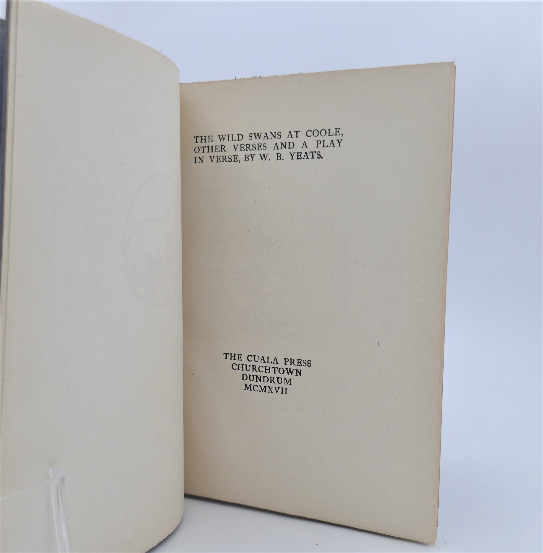 The Wild Swans at Coole. Cuala Press (1917) - Image 2