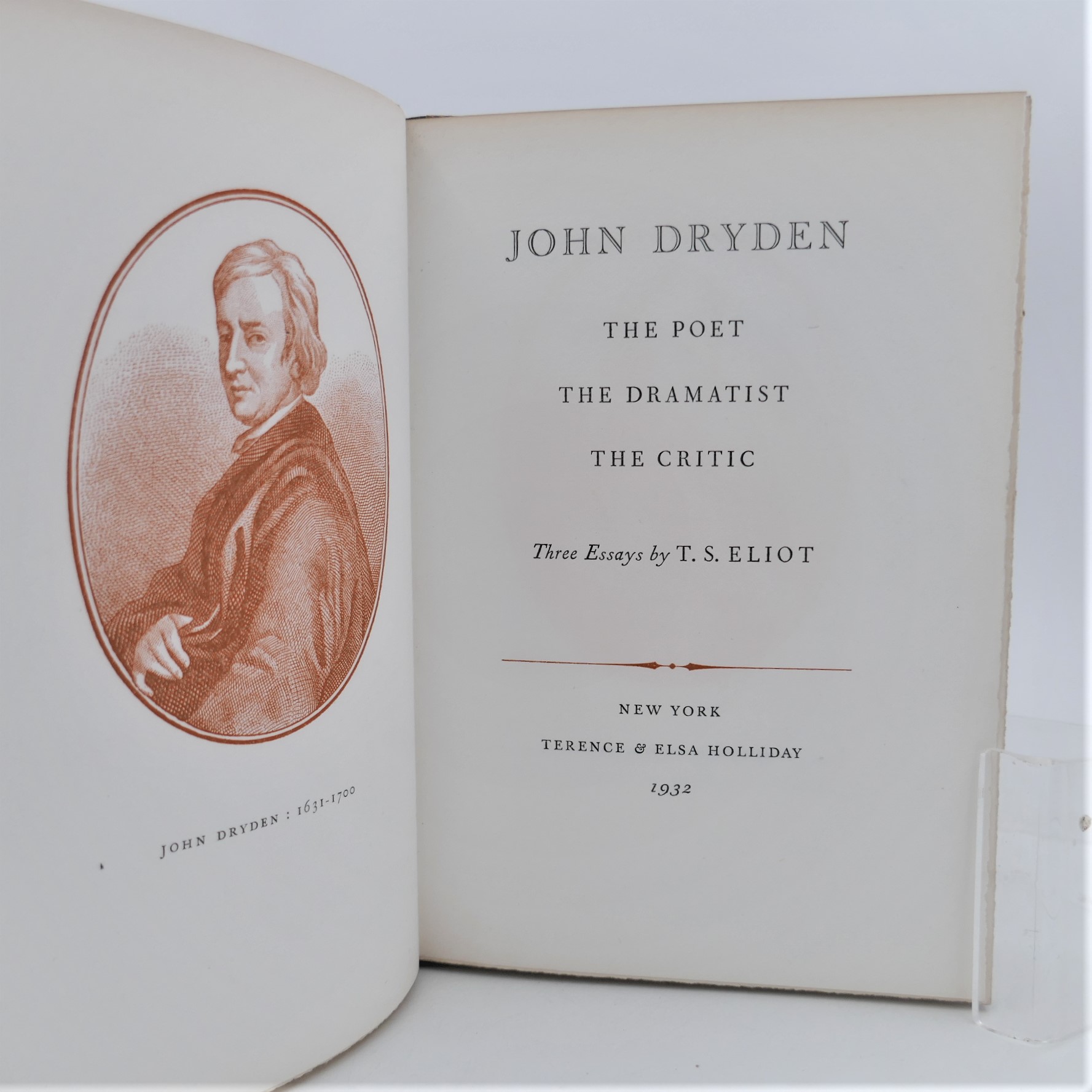 John Dryden: Three Essays. Limited Signed Edition (1932) - Image 2