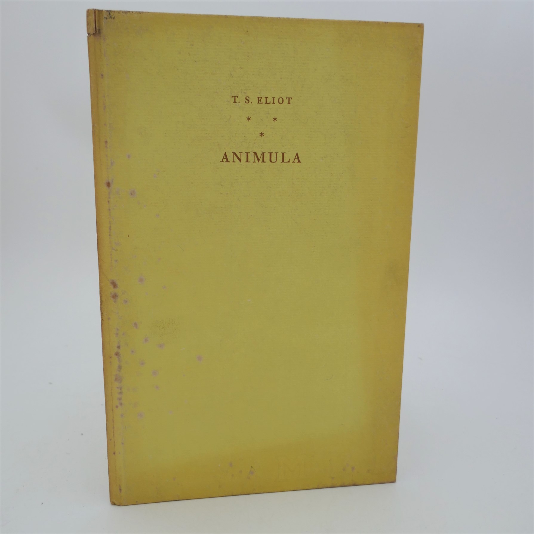 Animula. Limited Signed Edition (1929)
