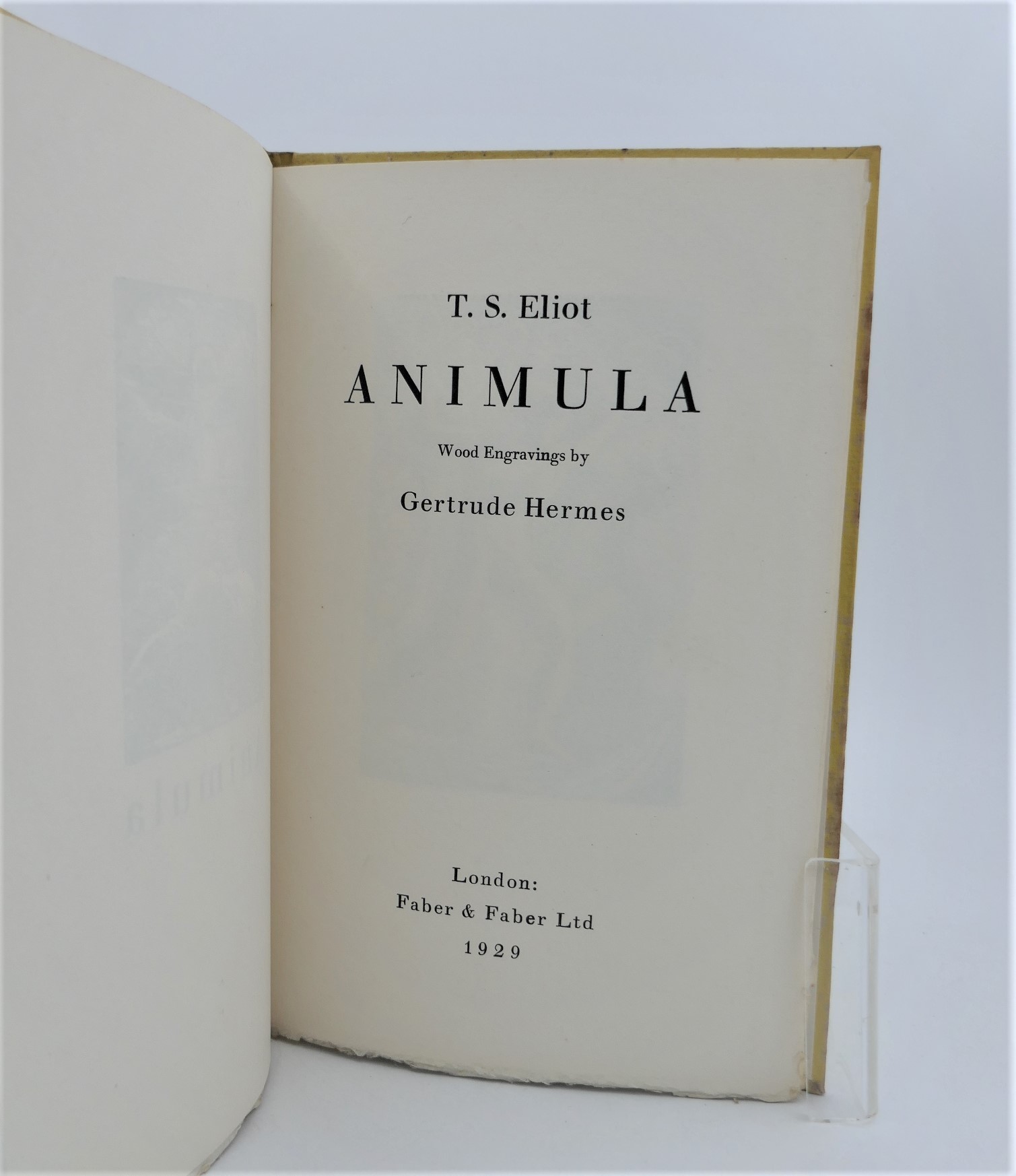 Animula. Limited Signed Edition (1929) - Image 2