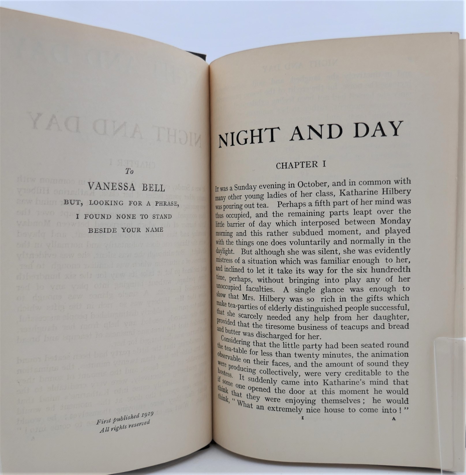 Night and Day. First Edition (1919) - Image 3
