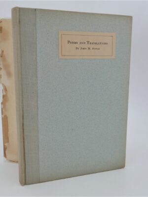 Poems and Translations. One of Fifty Copies Printed (1909)