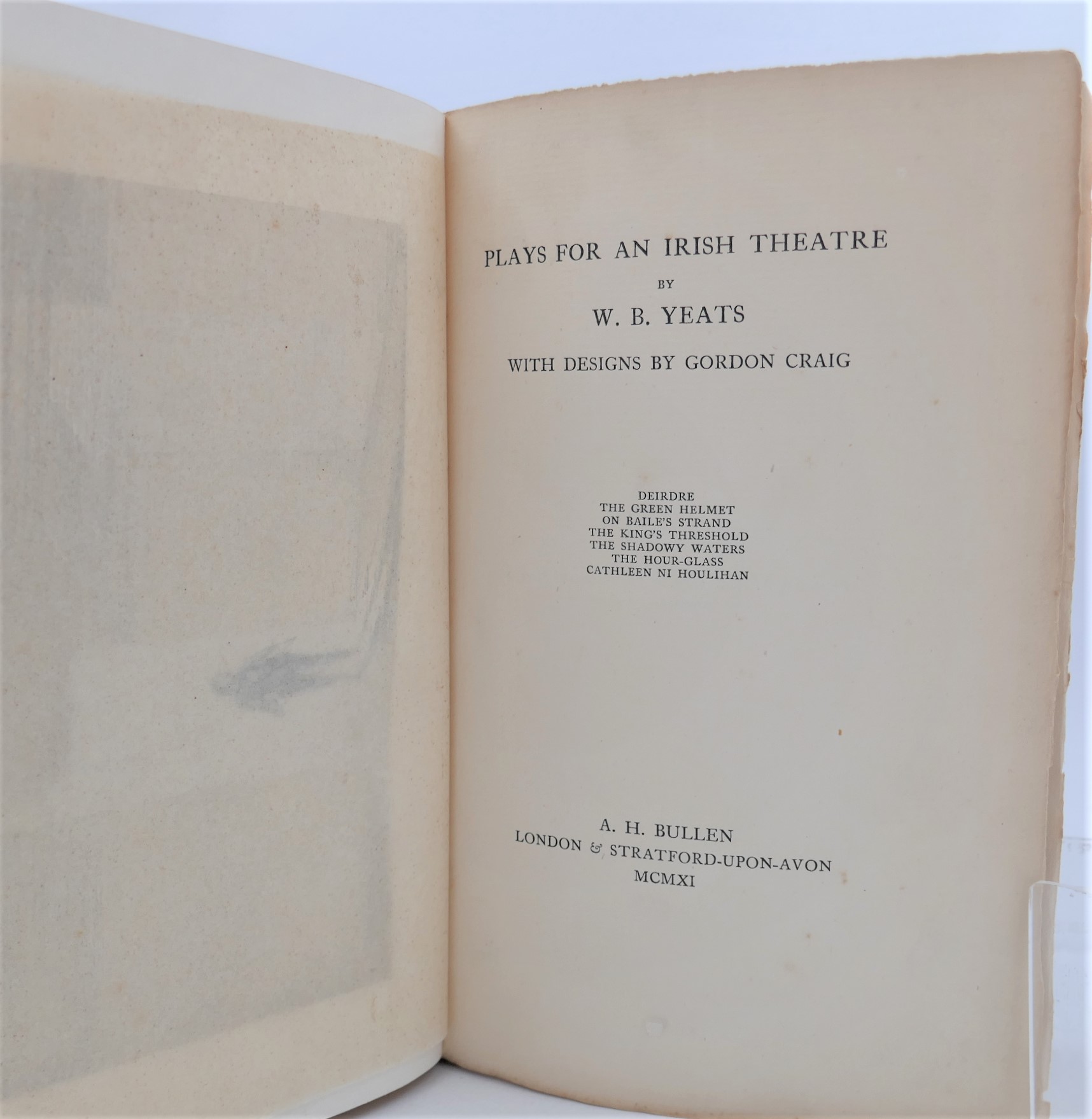 Plays for an Irish Theatre. Illustrations by Gordon Craig (1911) - Image 2