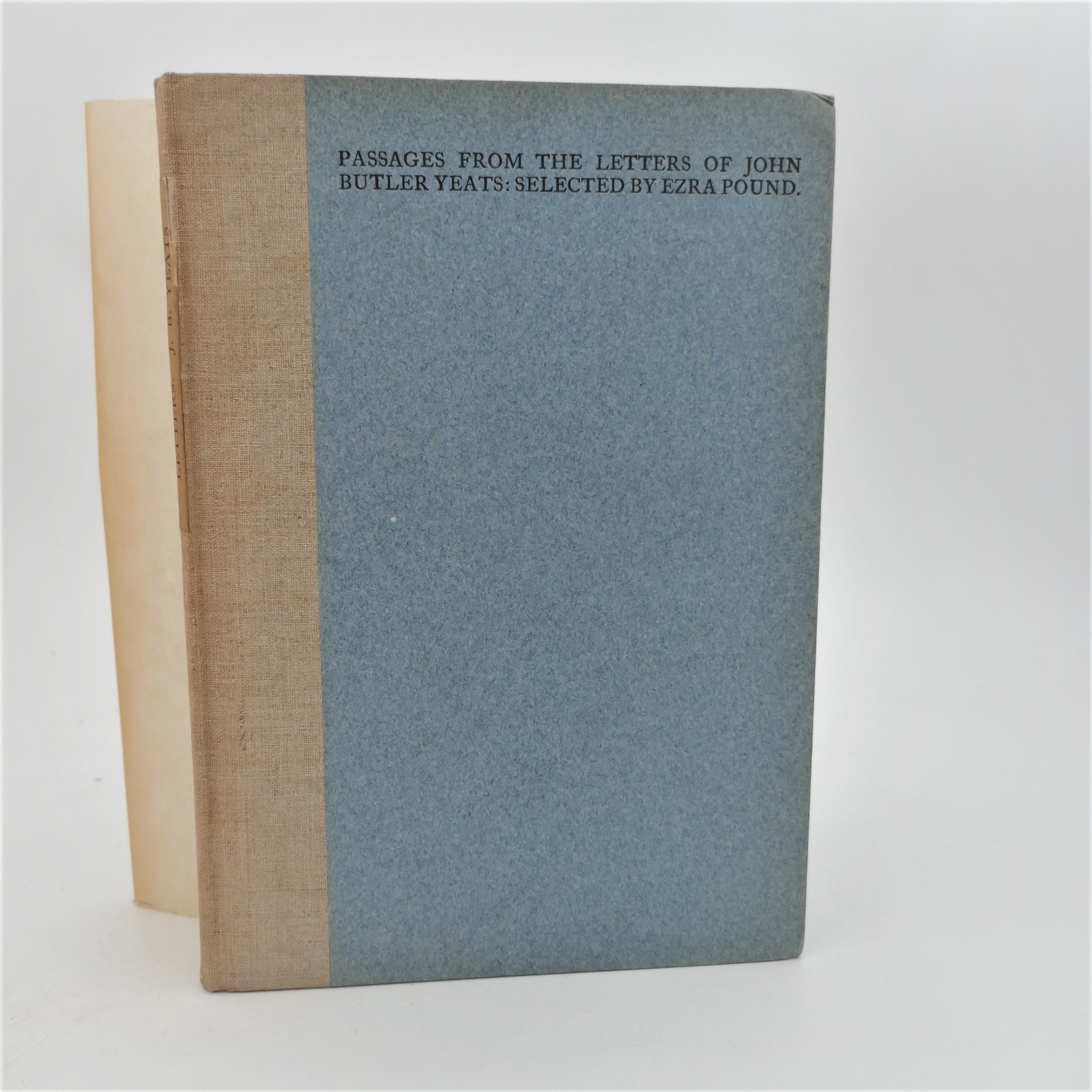 Passages from the Letters of John B. Yeats. Ex Libris John Quinn. Cuala Press (1917)