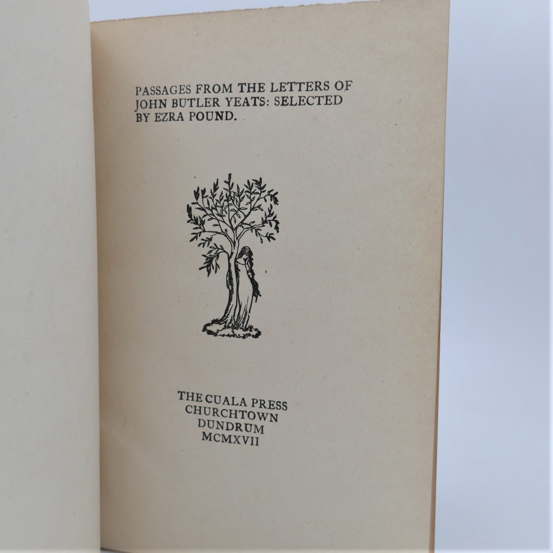 Passages from the Letters of John B. Yeats. Ex Libris John Quinn. Cuala Press (1917) - Image 3