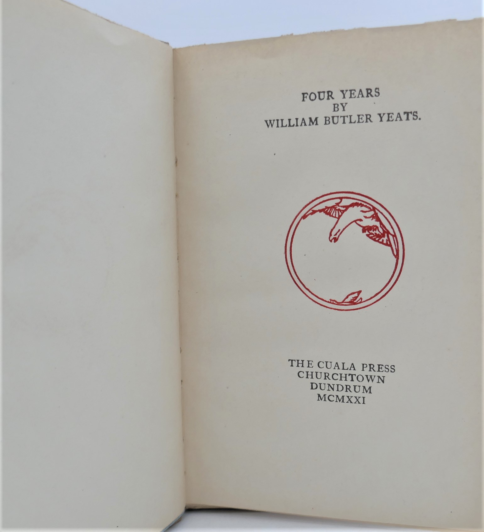 Four Years. Cuala Press (1921) - Image 2