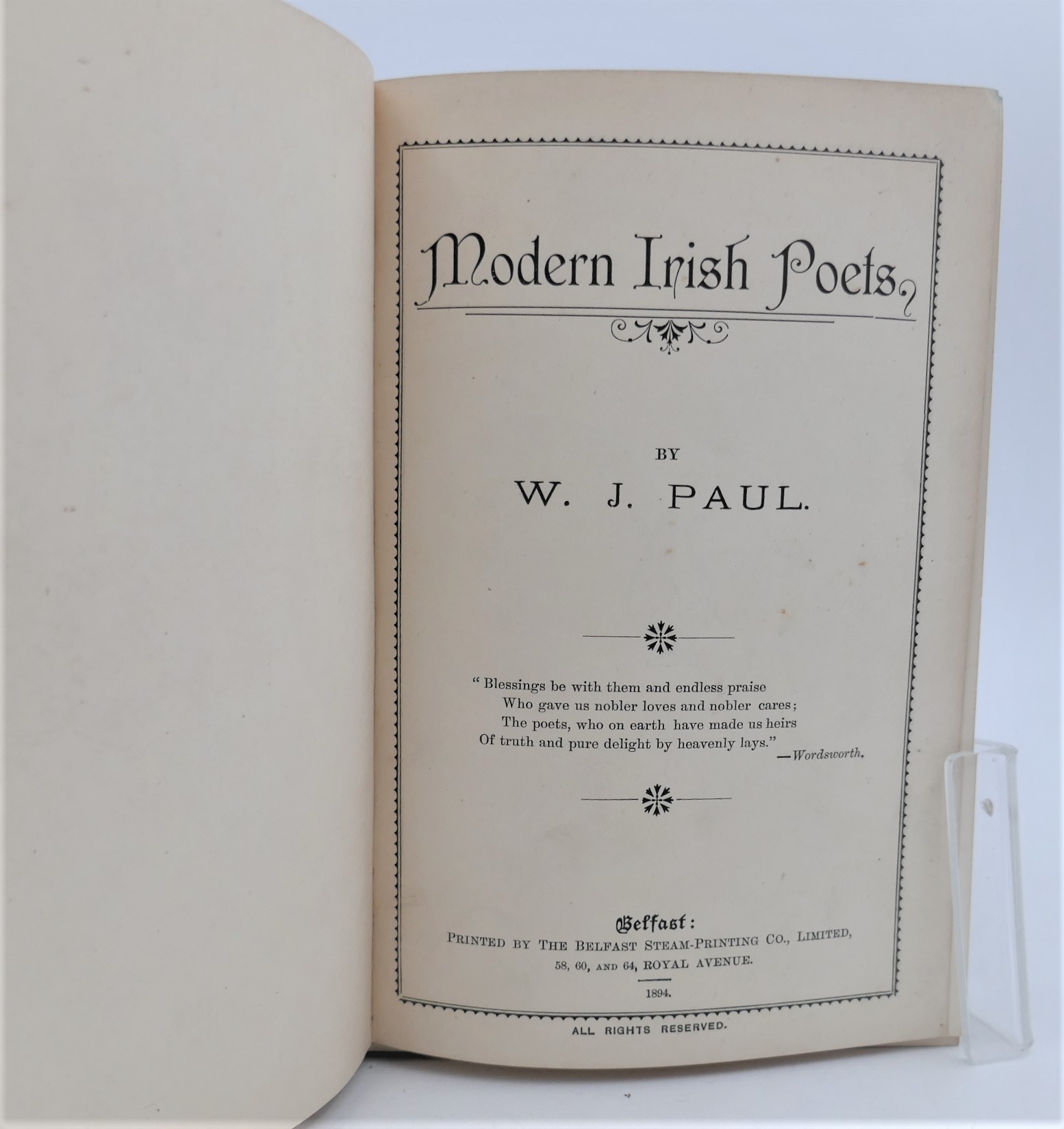 Modern Irish Poets (1894) - Image 2