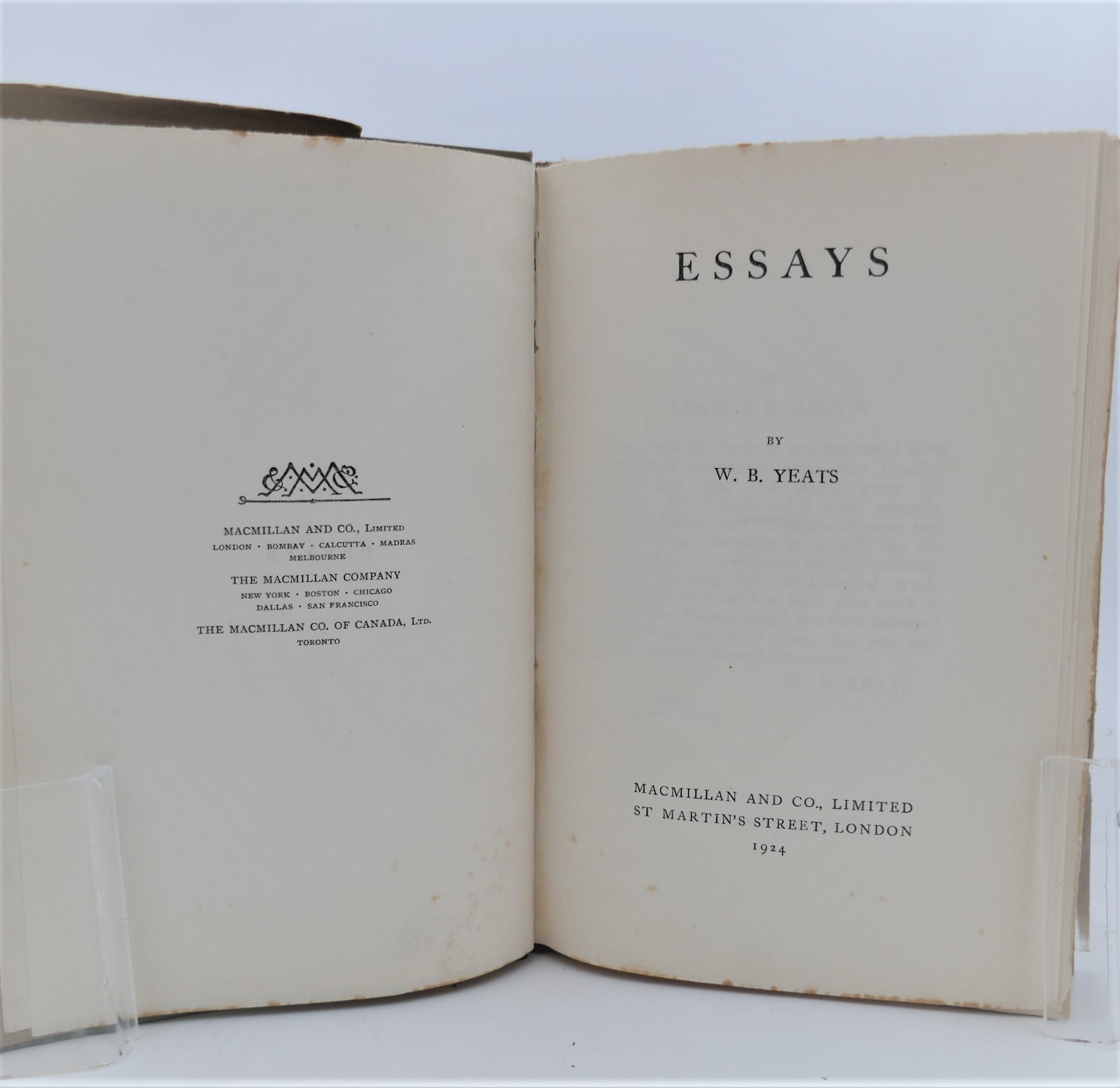 Essays. First Edition (1984) - Image 3