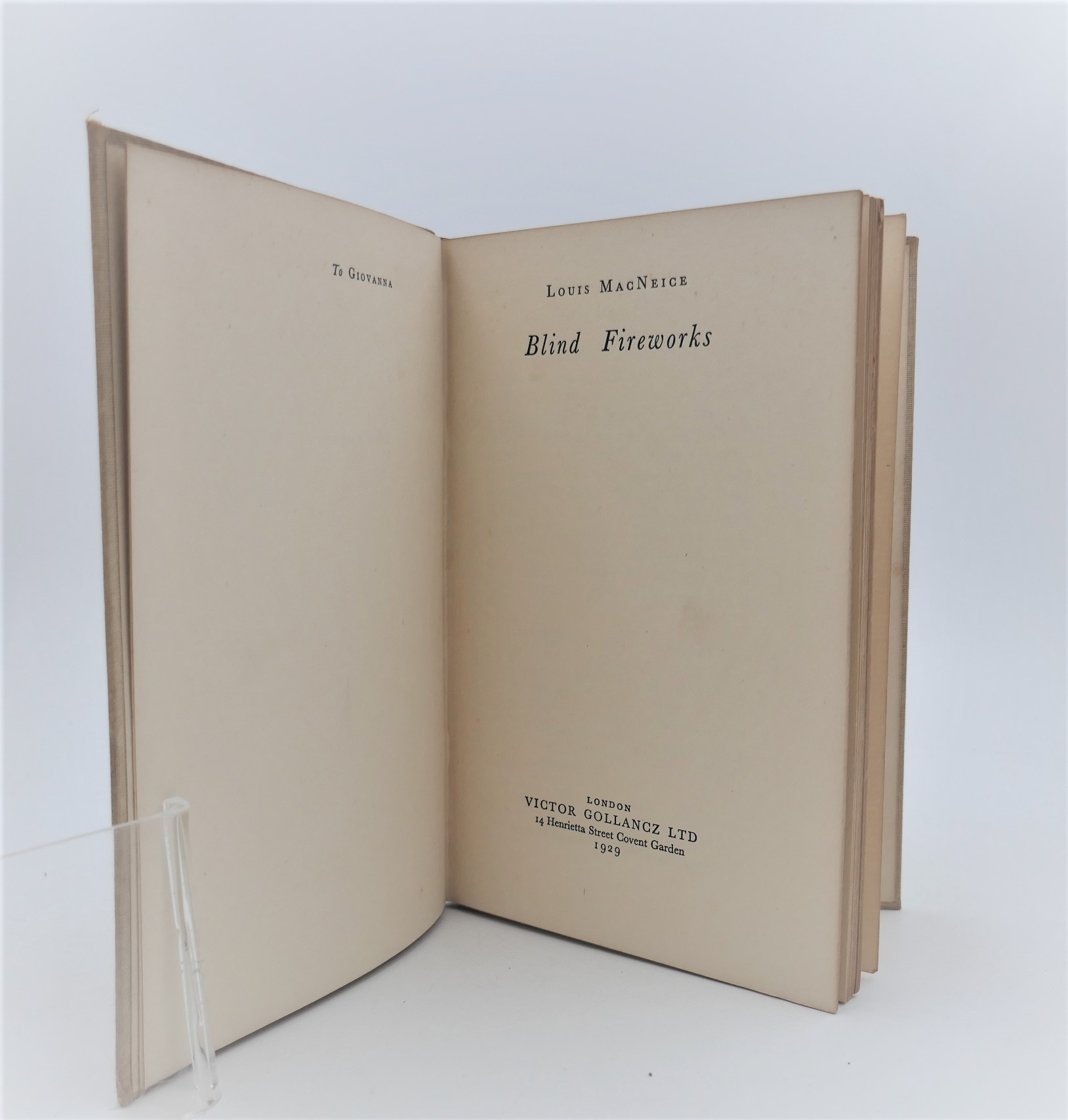 Blind Fireworks. First Edition (1929) - Image 2