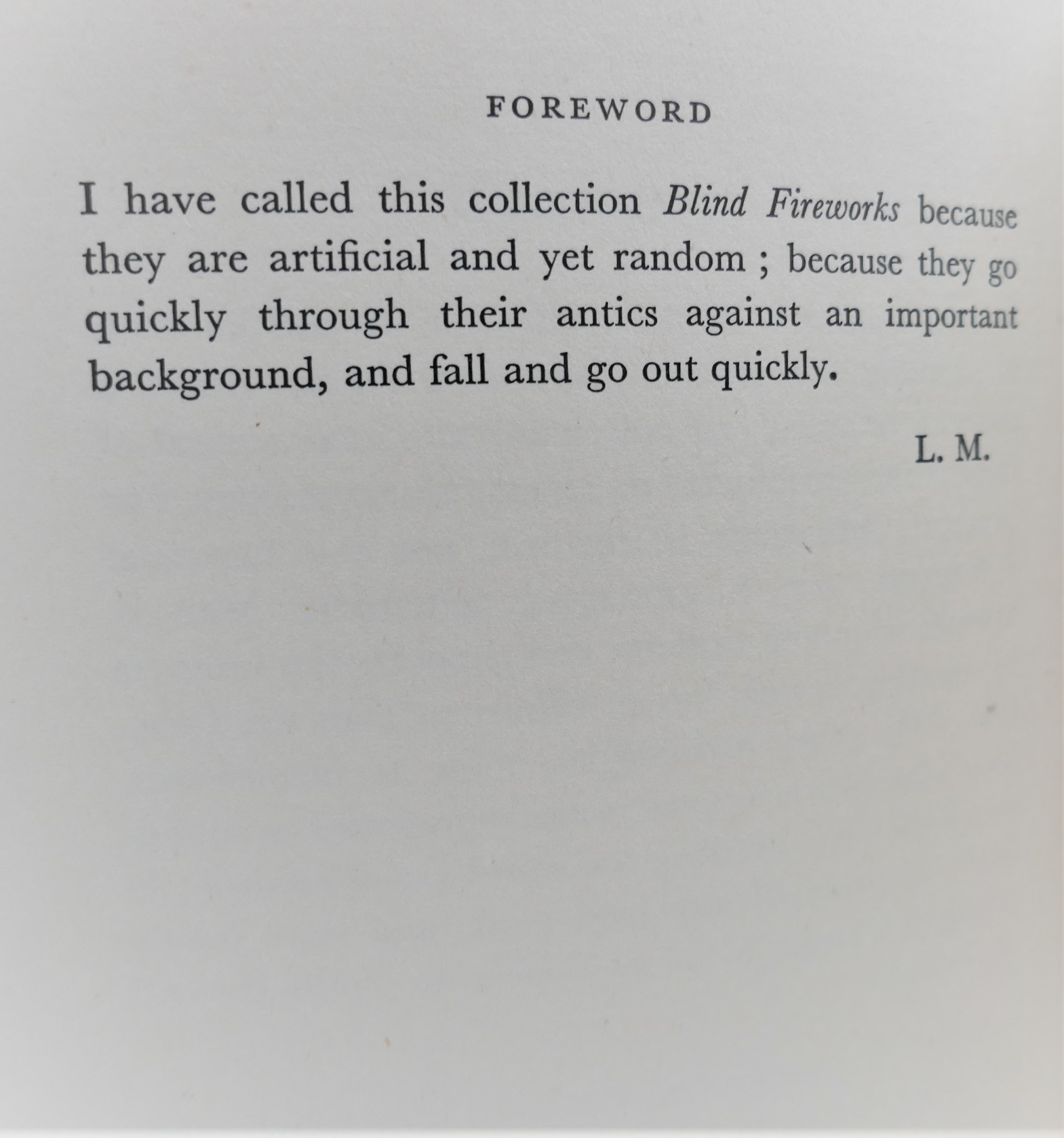 Blind Fireworks. First Edition (1929) - Image 4