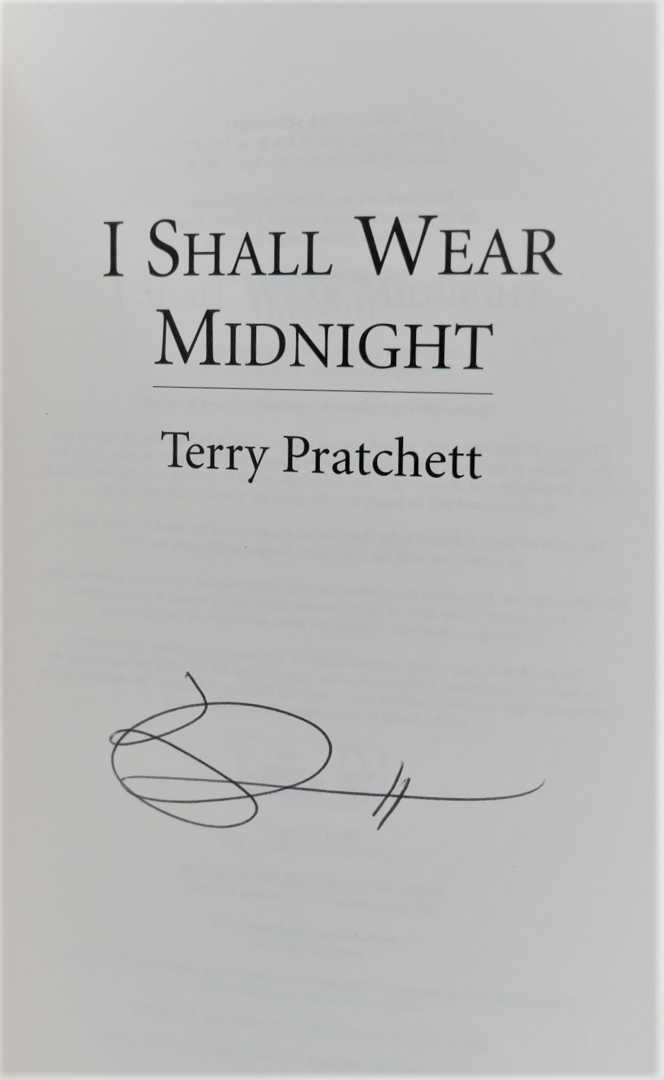 I Shall Wear Midnight. Proof Copy (2010) - Image 3