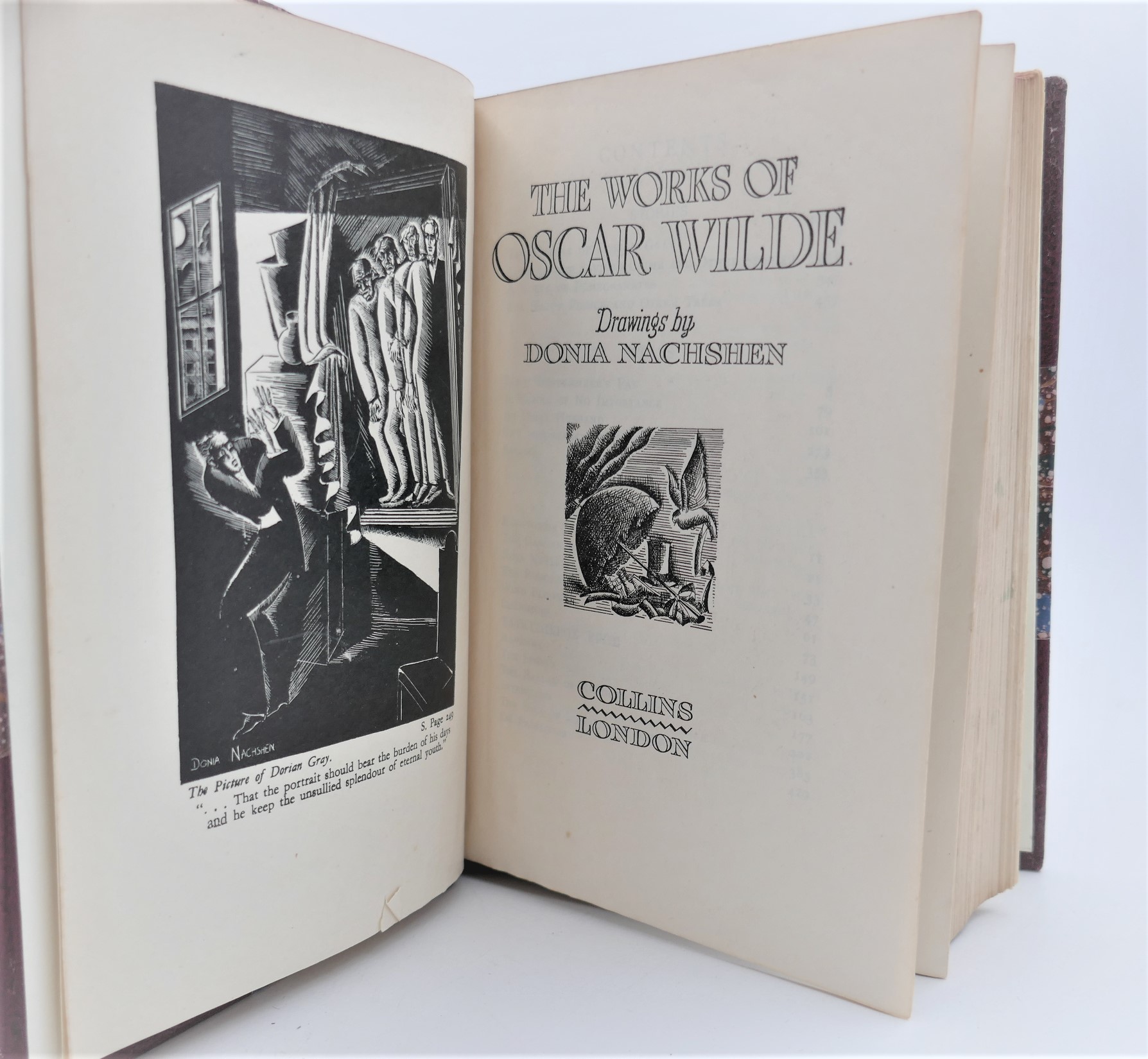 The Works of Oscar Wilde. Illustrated by Donia Nachshen (1931) - Image 3