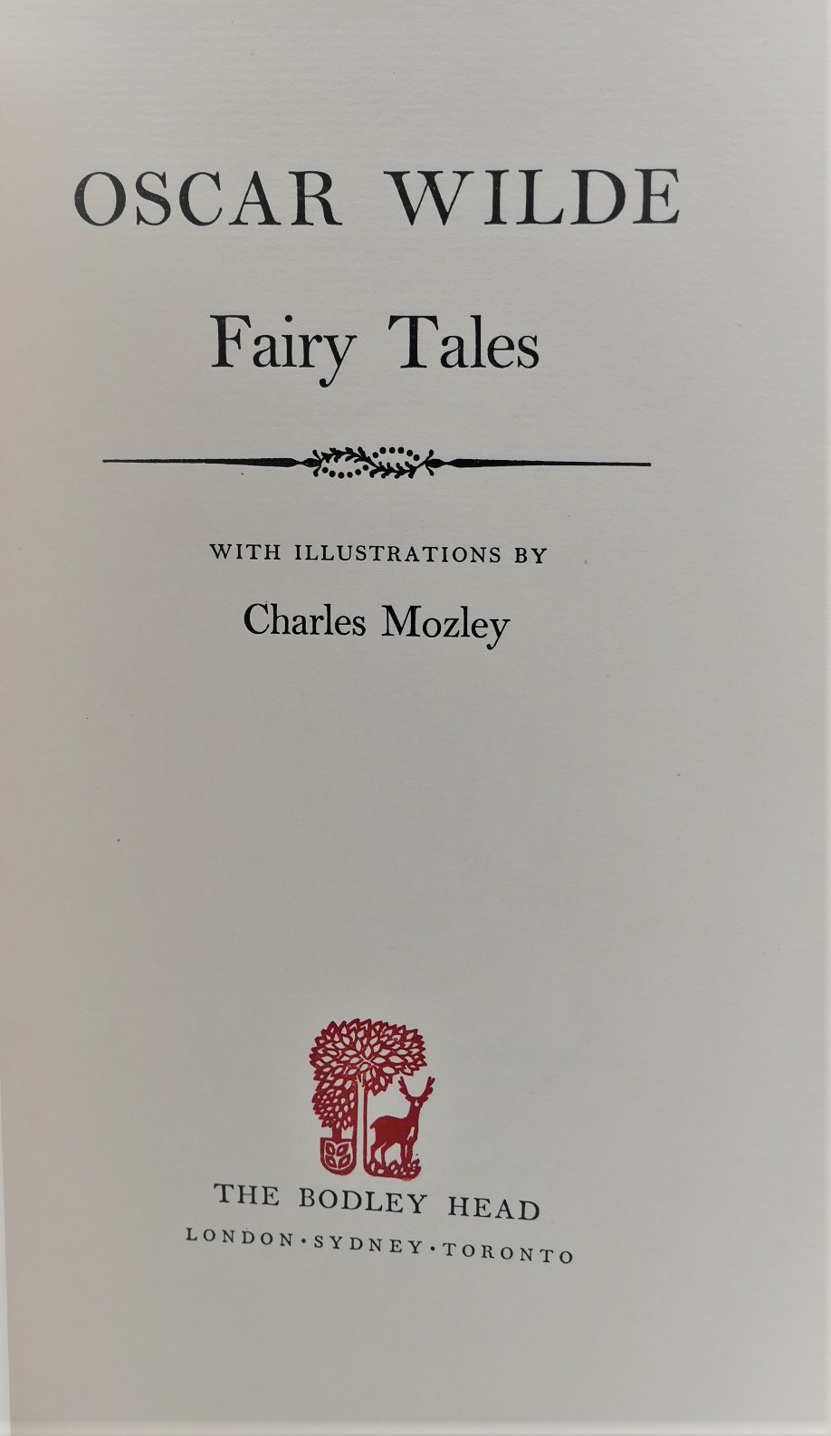 Fairy Tales. With Illustrations by Charles Mozley (1966) - Image 2