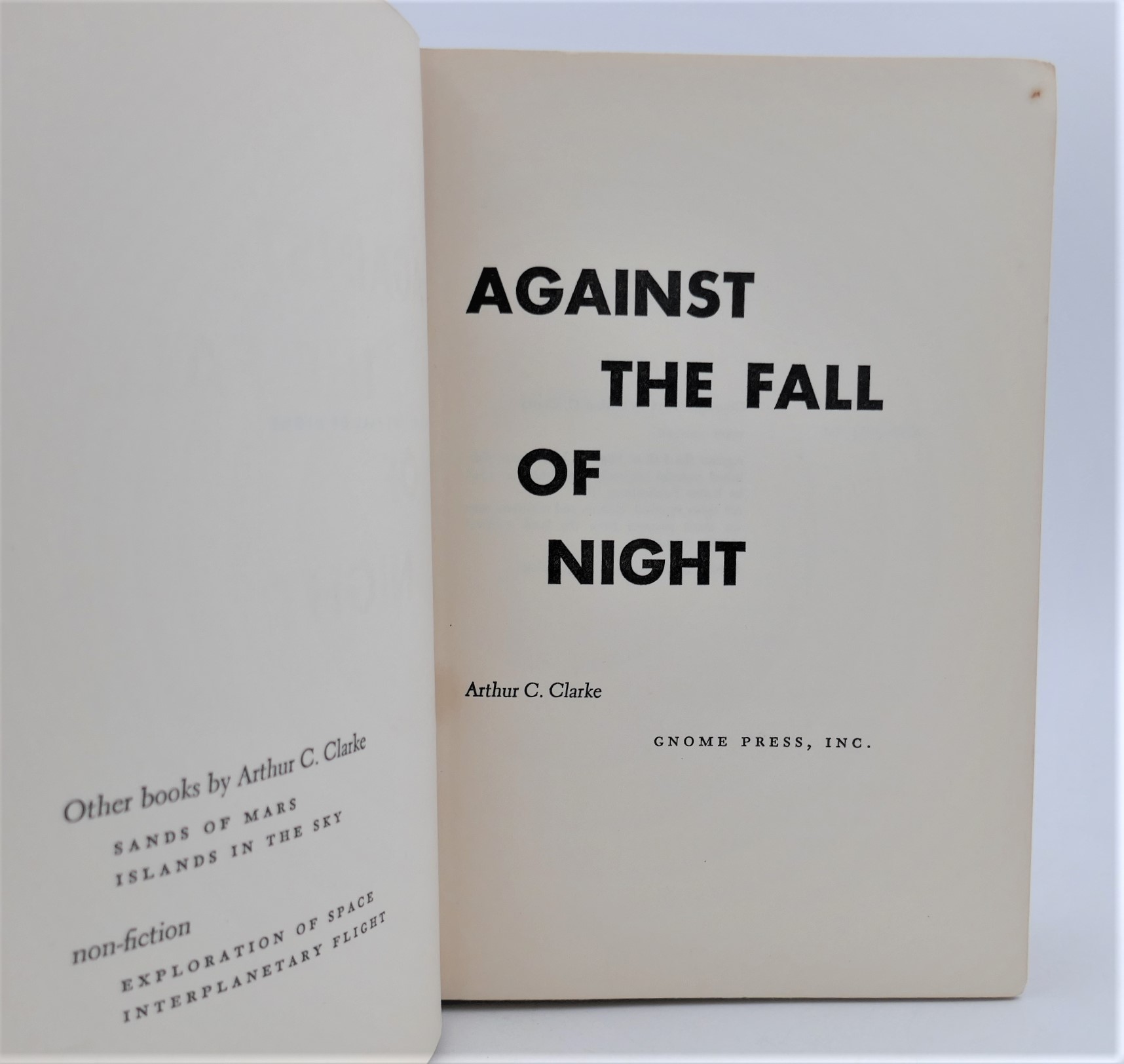 Against the Fall of Night. First Edition (1953) - Image 3