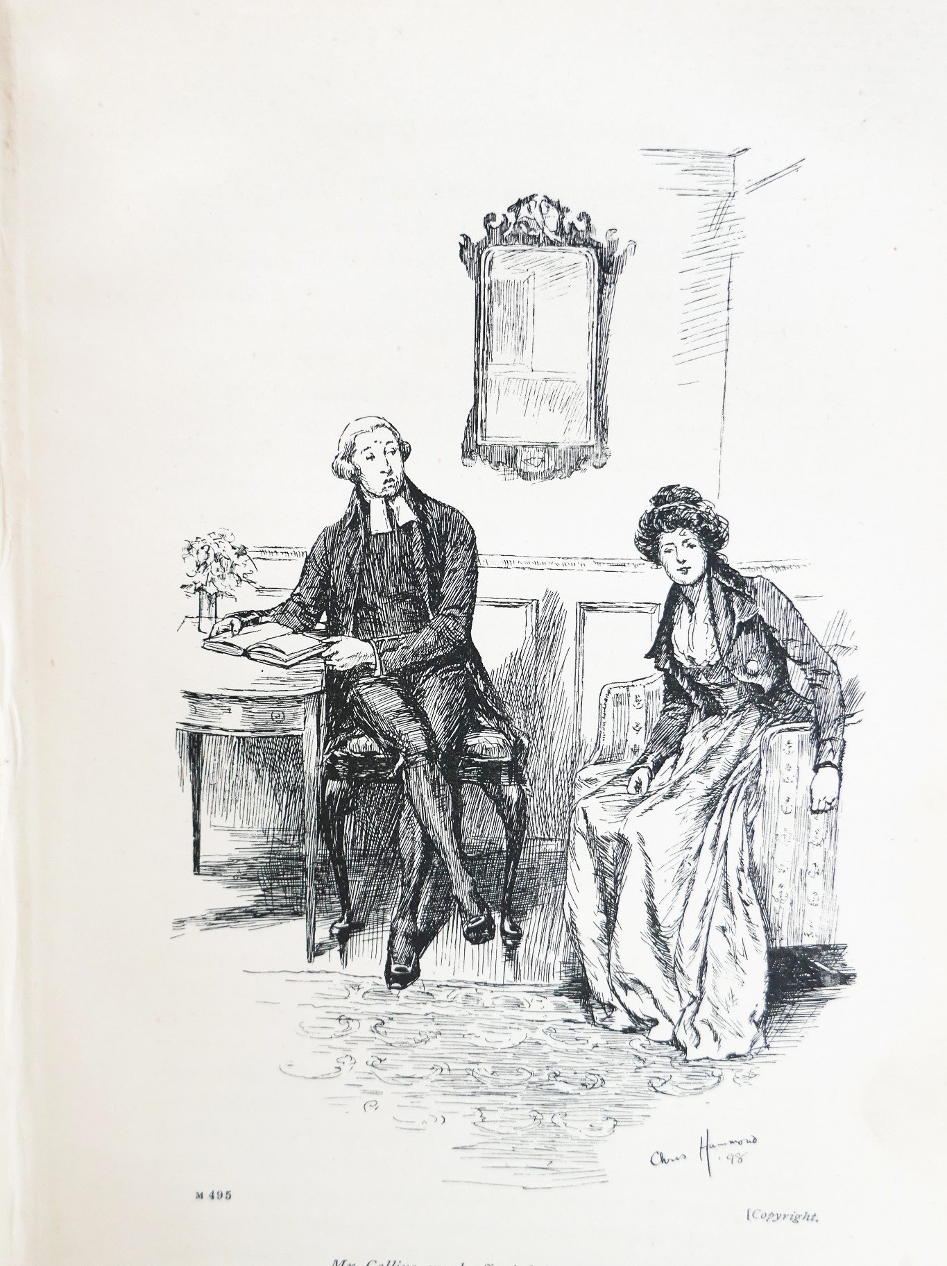 Pride and Prejudice. Illustrated by Chris Hammond (1900) - Image 3