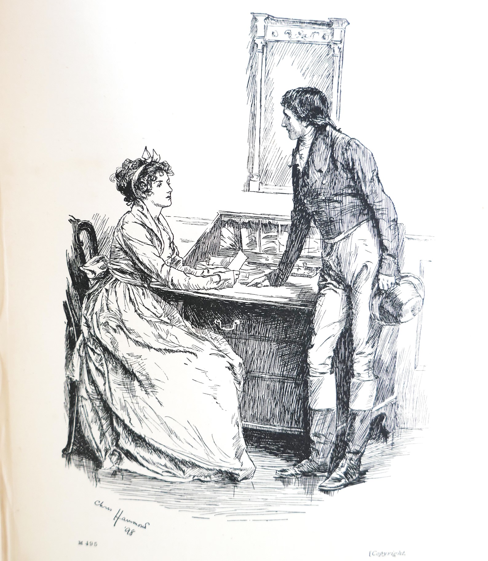 Pride and Prejudice. Illustrated by Chris Hammond (1900) - Image 4