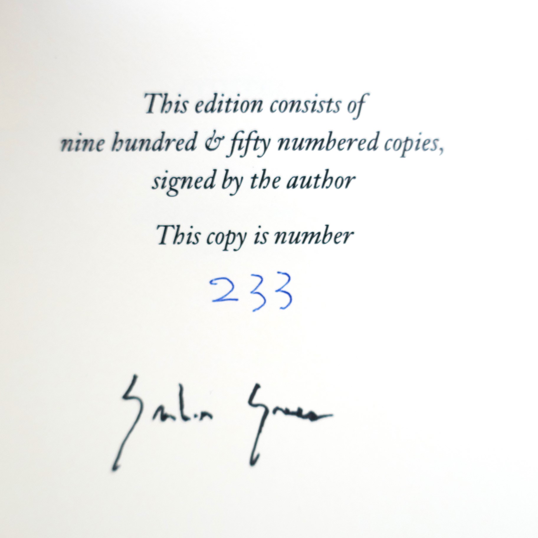 Why The Epigraph? Limited Signed Edition (1989) - Image 2