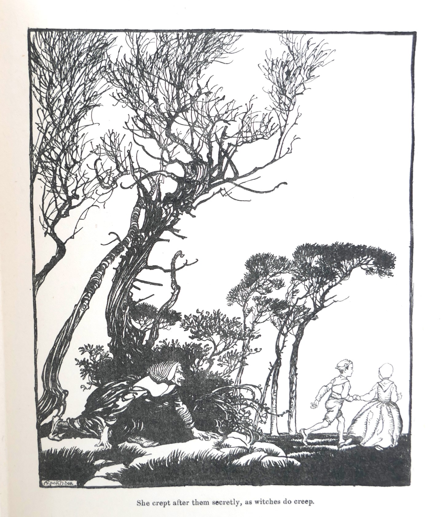 Grimm's Little Brother & Little Sister. Illustrated by Arthur Rackham (1917) - Image 3