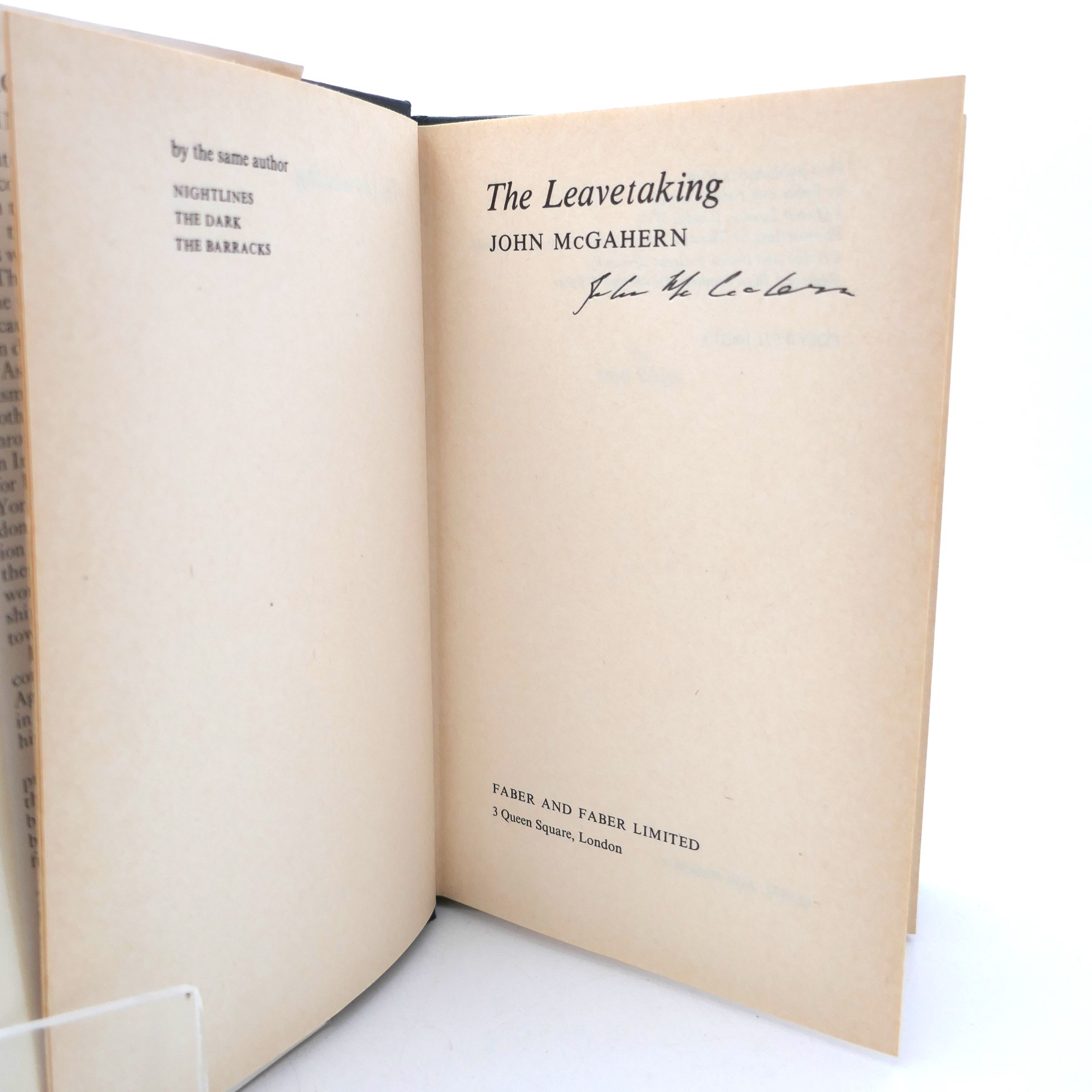 The Leavetaking. First Edition (1974) - Image 2