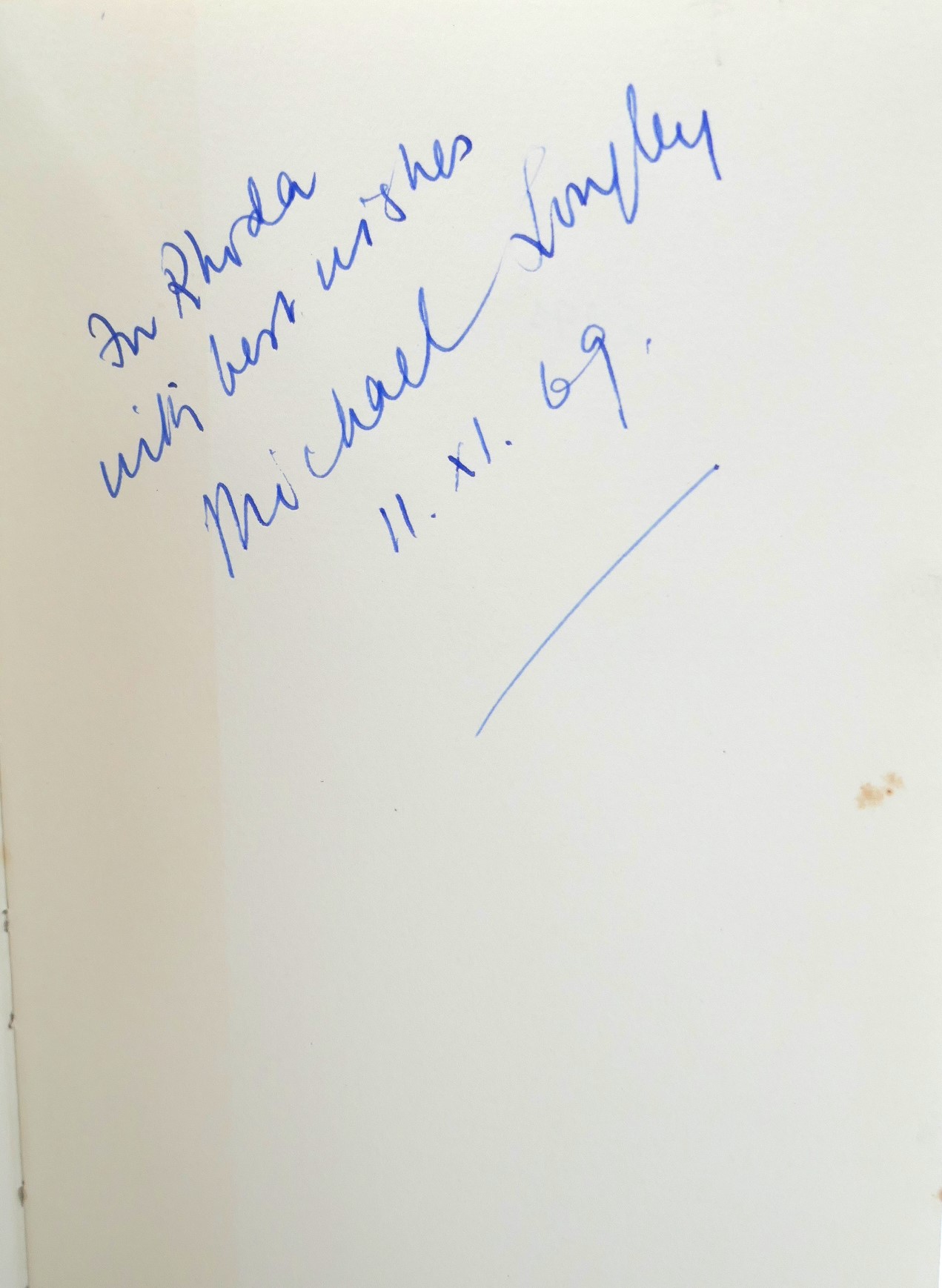 No Continuing City. Signed Copy (1969) - Image 3