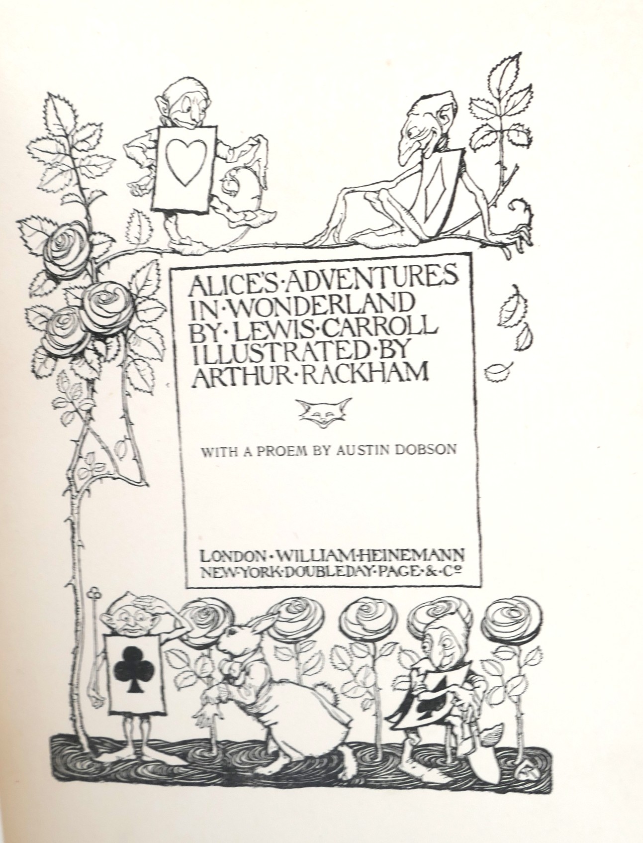 Alice's Adventures in Wonderland. Illustrated by Arthur Rackham (1907) - Image 6