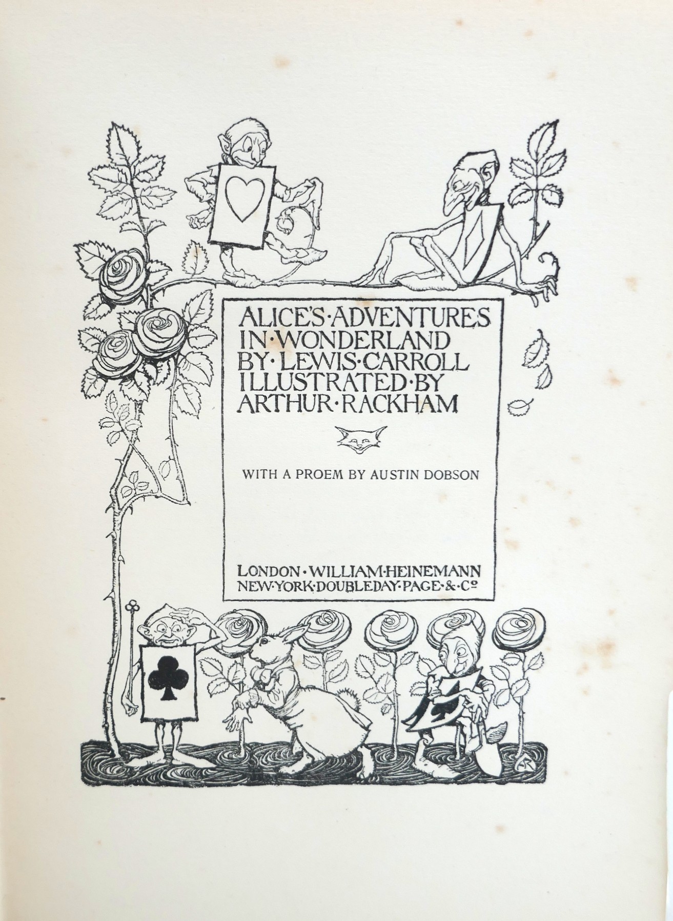 Alice's Adventures in Wonderland. Illustrated by Arthur Rackham (1907) - Image 10