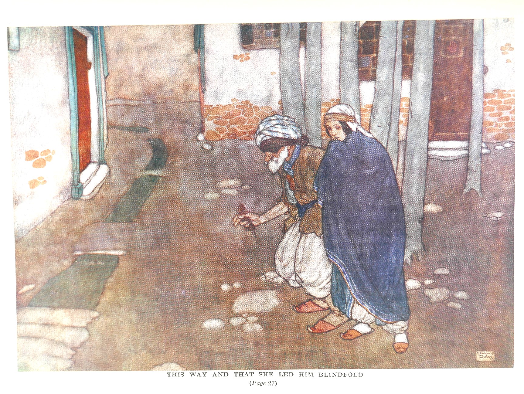 Stories from the Arabian Nights. Illustrated by Edmund Dulac (1930) - Image 5