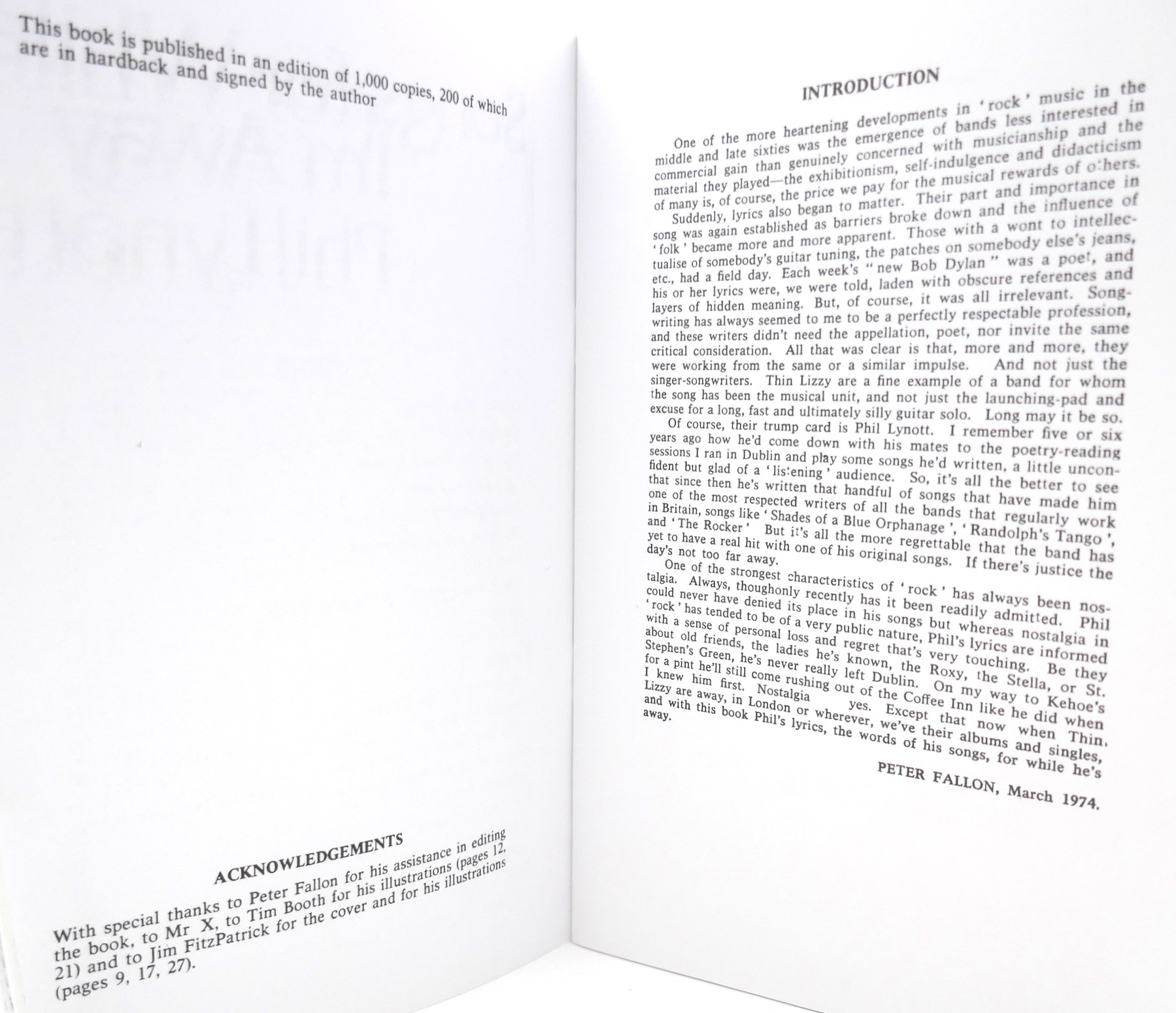 'Songs for While I'm Away' (With) 'Philip' (1974-1977) - Image 3