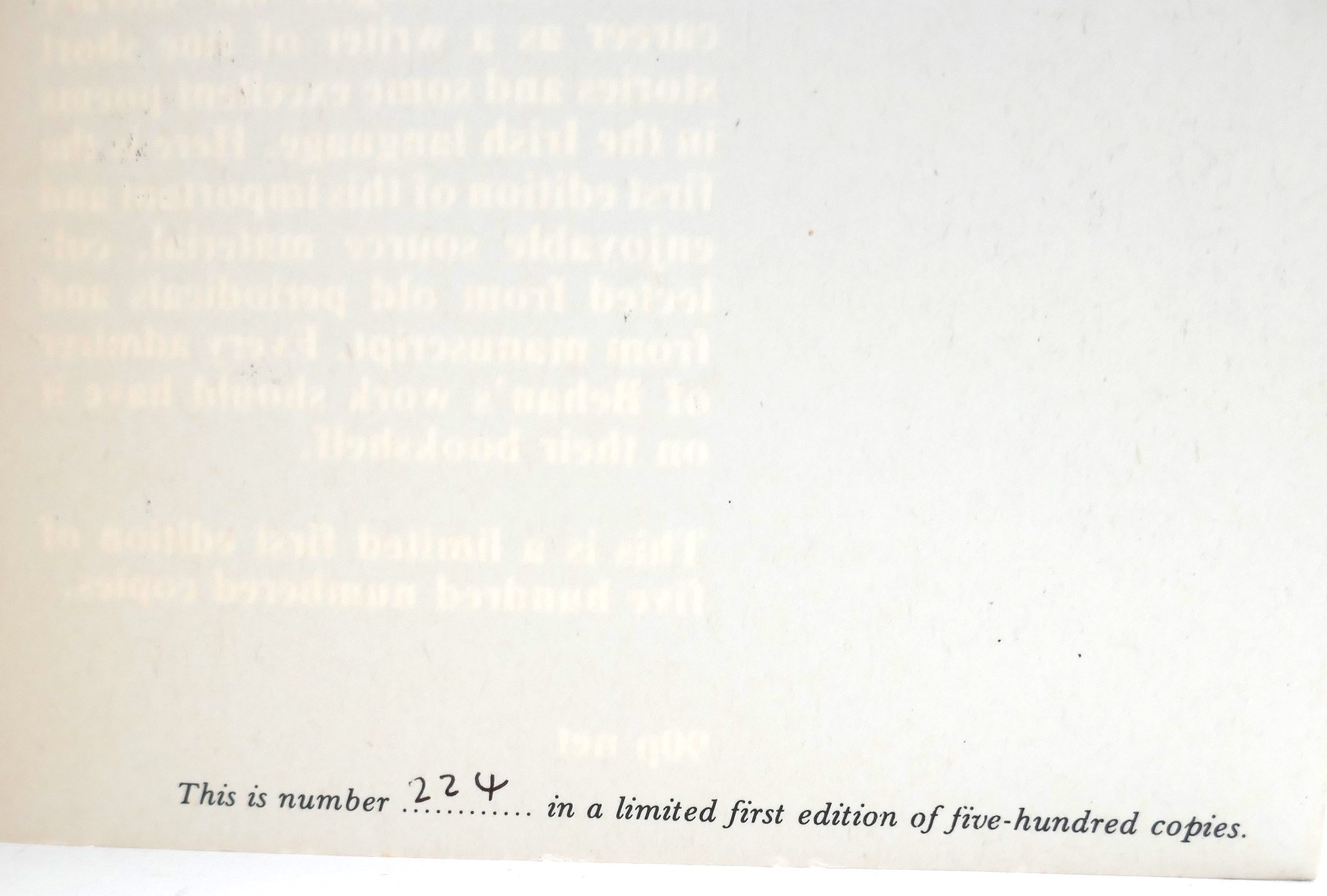Poems and Stories. Edited by Denis Cotter (1978) - Image 3