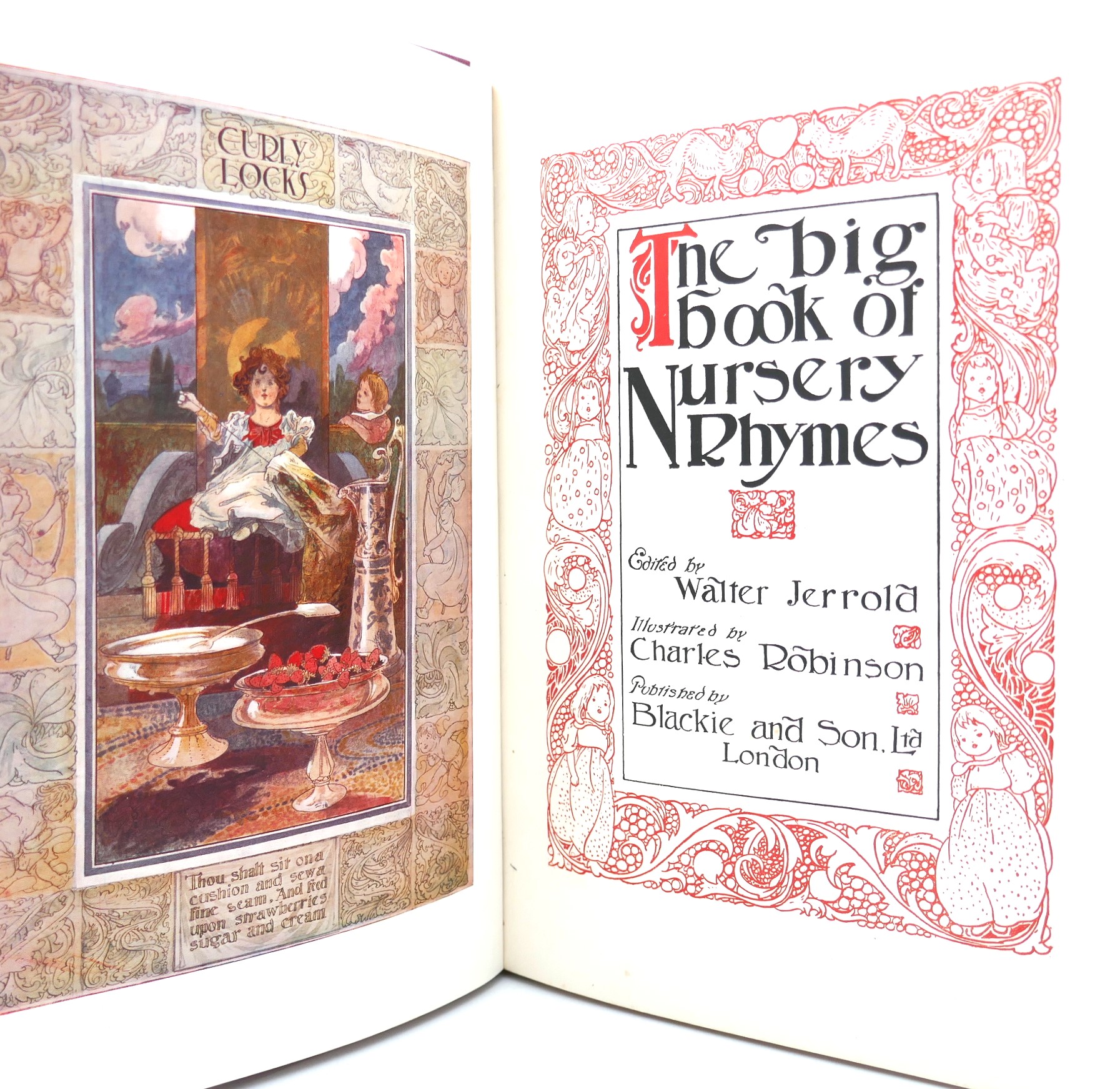 The Big Book of Nursery Rhymes. Illustrated by Charles Robinson (1903) - Image 3