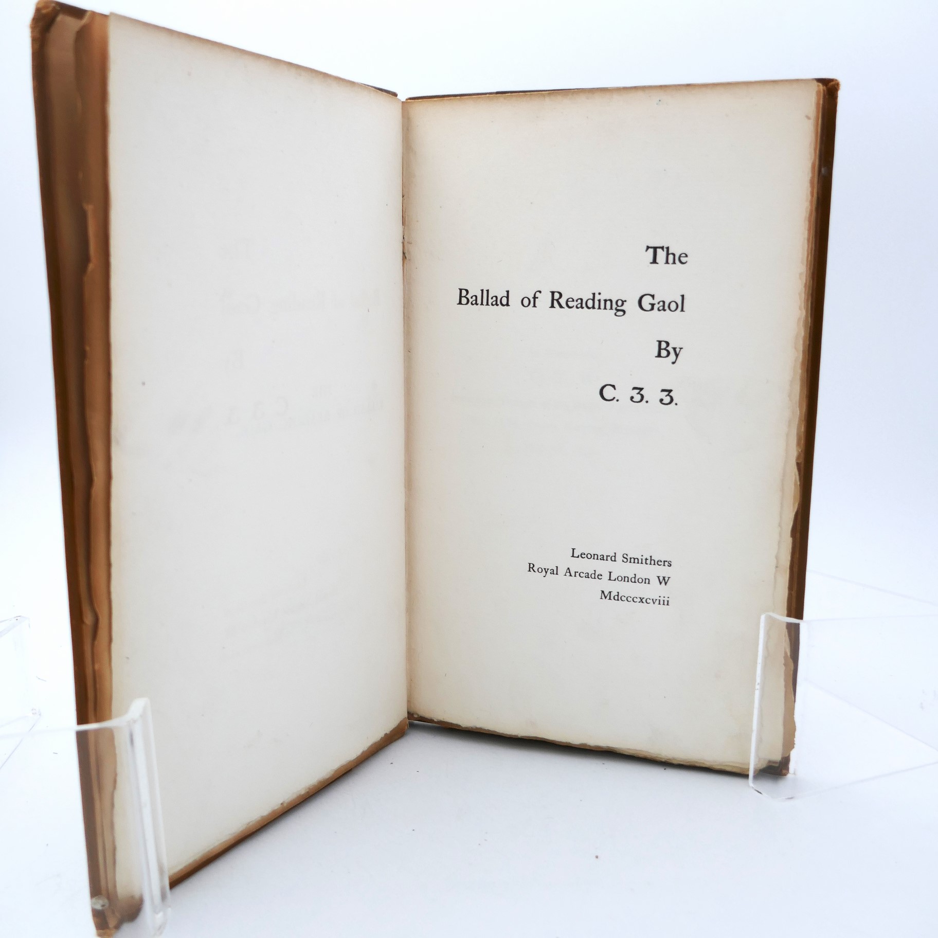The Ballad of Reading Gaol. First Edition (1898) - Image 2