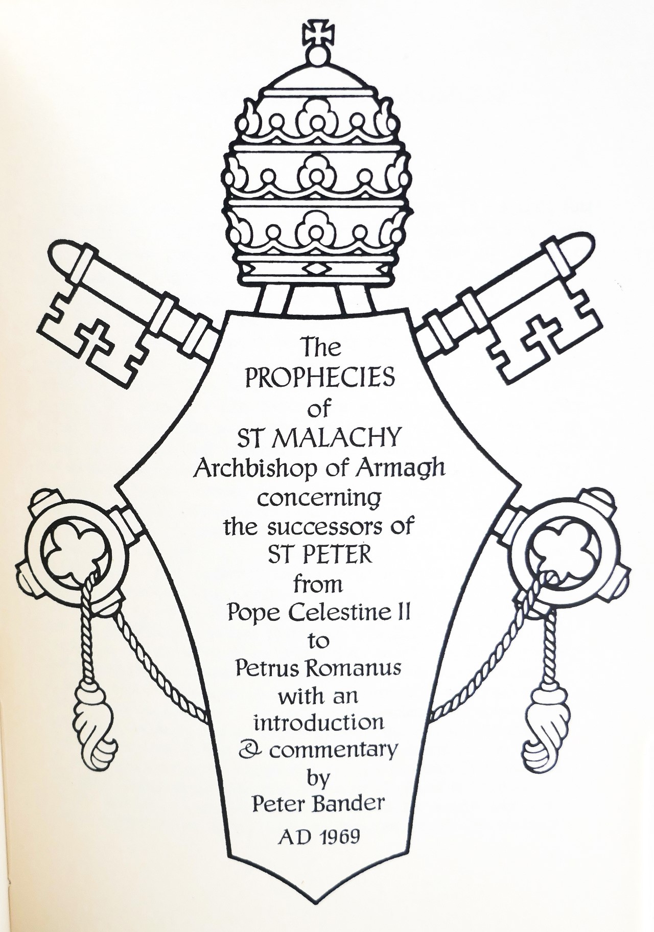 Prophecies of St. Malachy. Limited Edition (1969) - Image 3