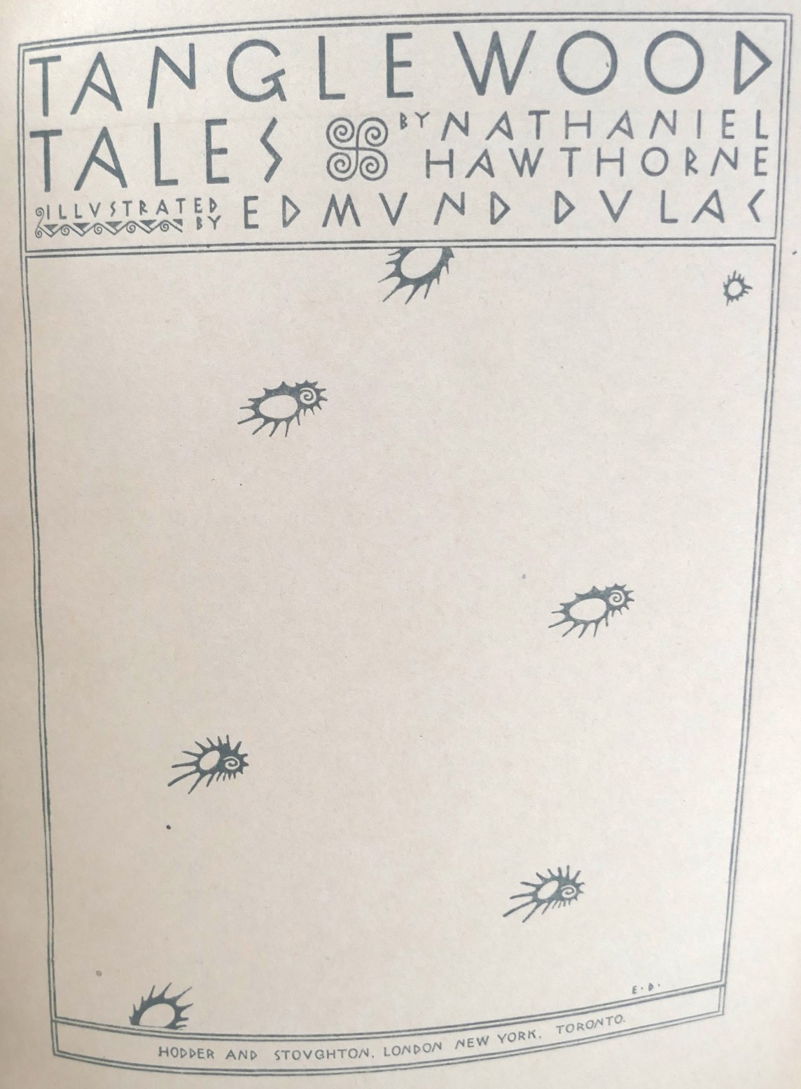 Tanglewood Tales. Illustrated by Edmund Dulac (1918) - Image 2