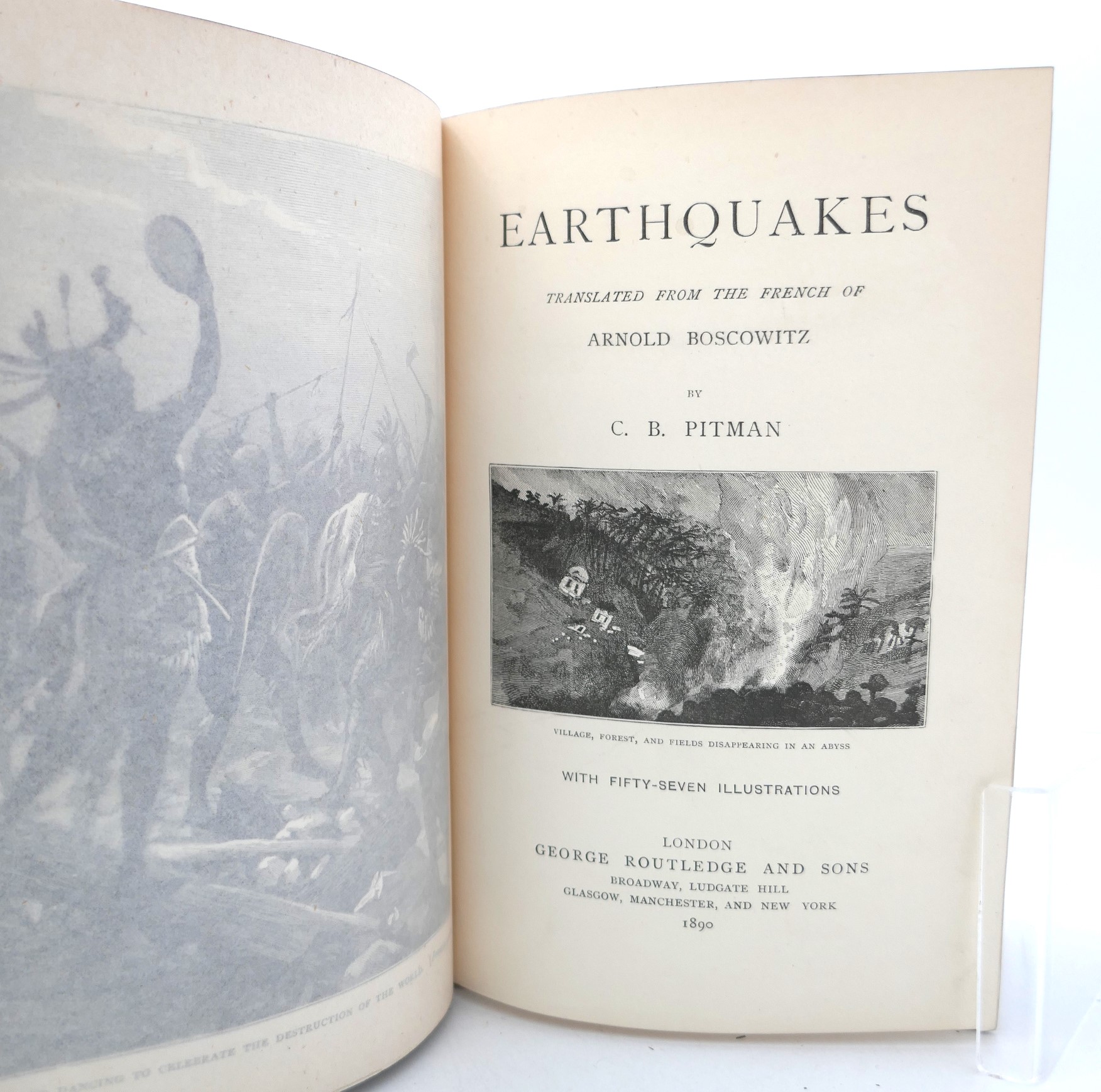 Earthquakes. Translated by C. B. Pitman (1890) - Image 2