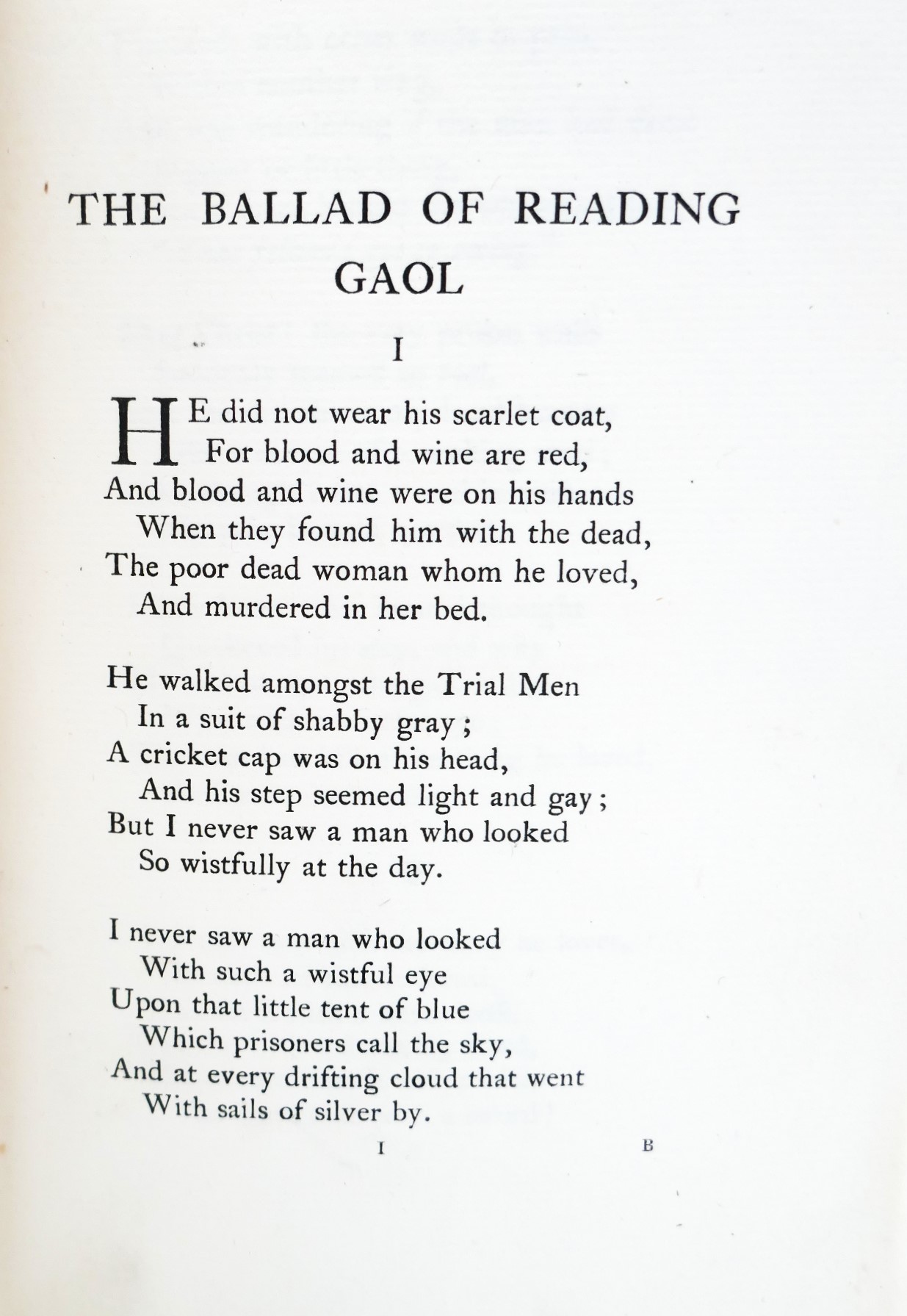 The Ballad of Reading Gaol. Association Copy (1898) - Image 6