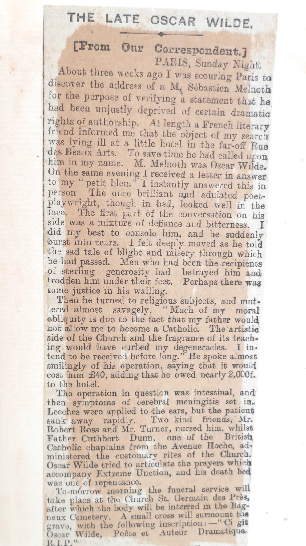 The Ballad of Reading Gaol. Association Copy (1898) - Image 7