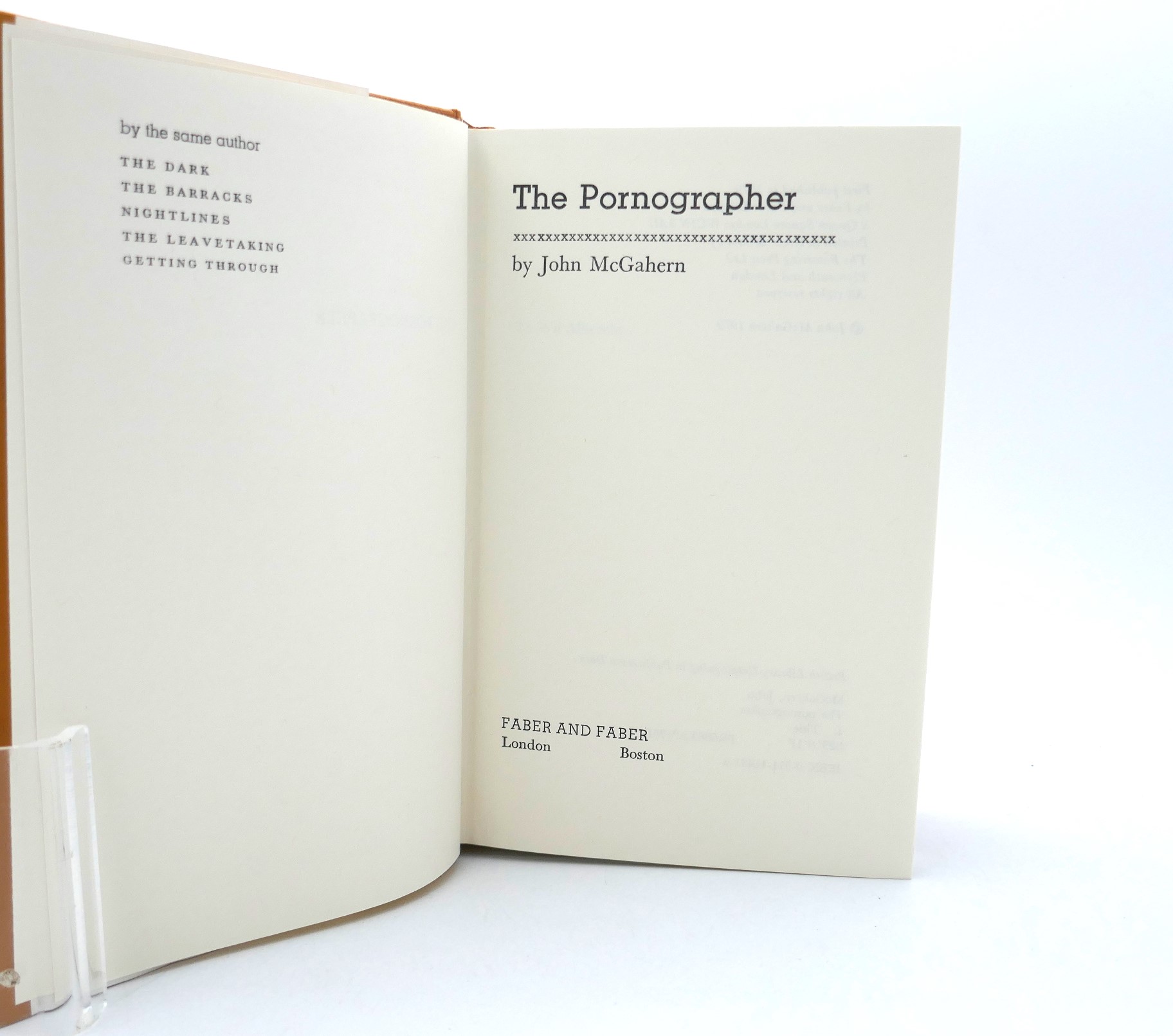 The Pornographer. First Edition (1979) - Image 2