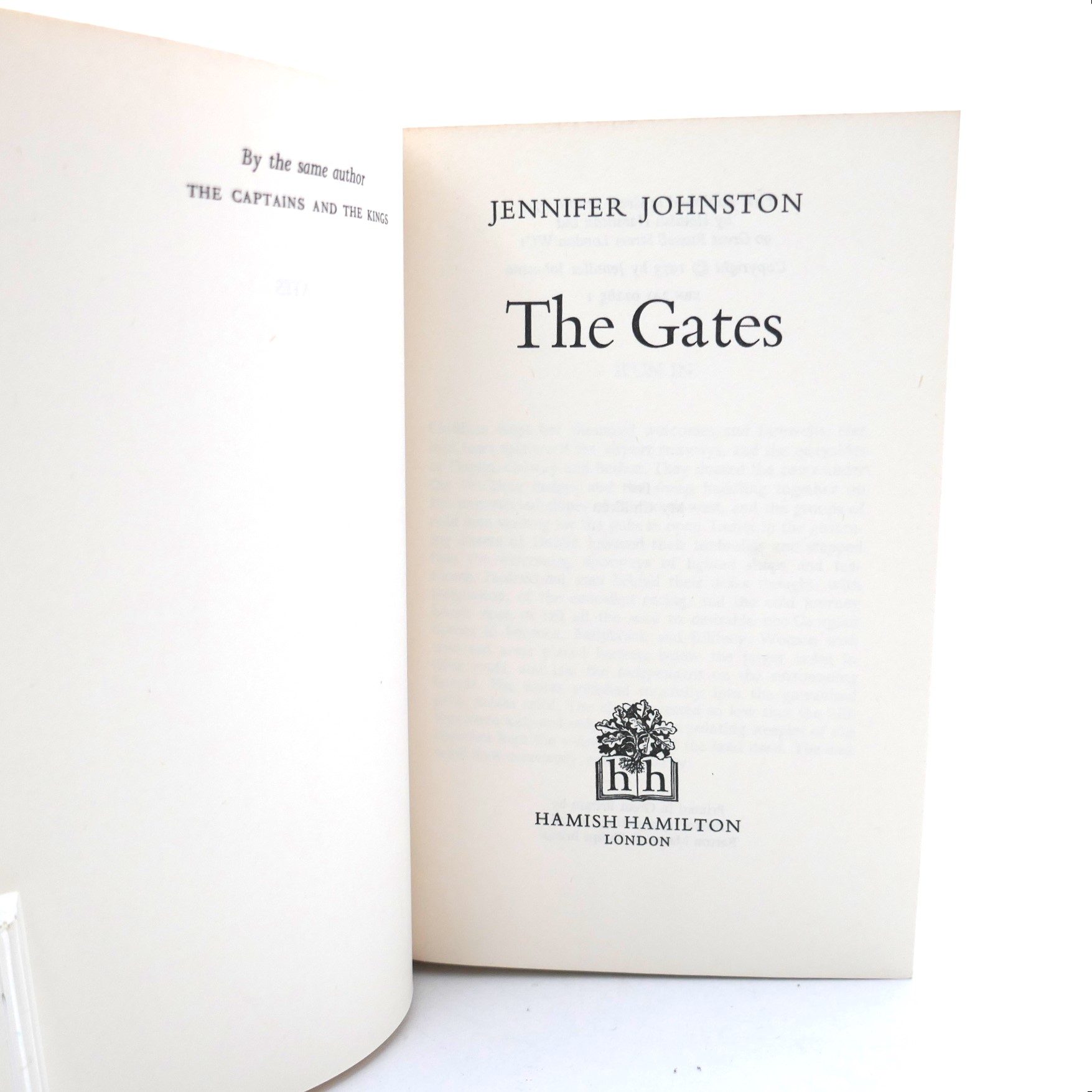 The Gates. First Edition (1973) - Image 2