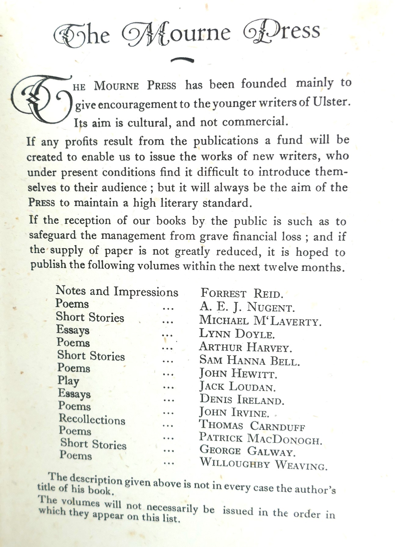 One Cure for Sorrow and other One-Act Plays (1942) - Image 3